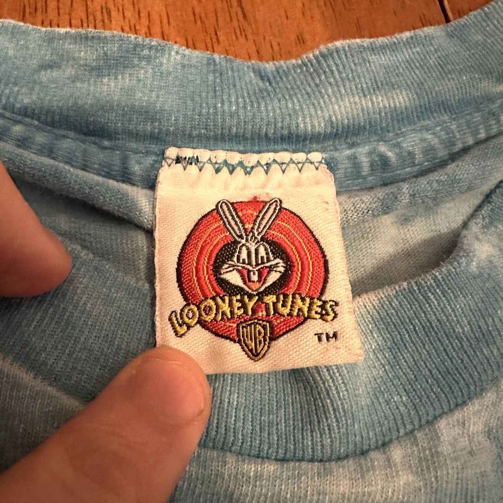 Vintage VINTAGE Tweety Bird 2000 Tie Dye T Shirt Women's XL Y2K Cartoon Blue Size XL / US 12-14 / IT 48-50 - 5 Thumbnail