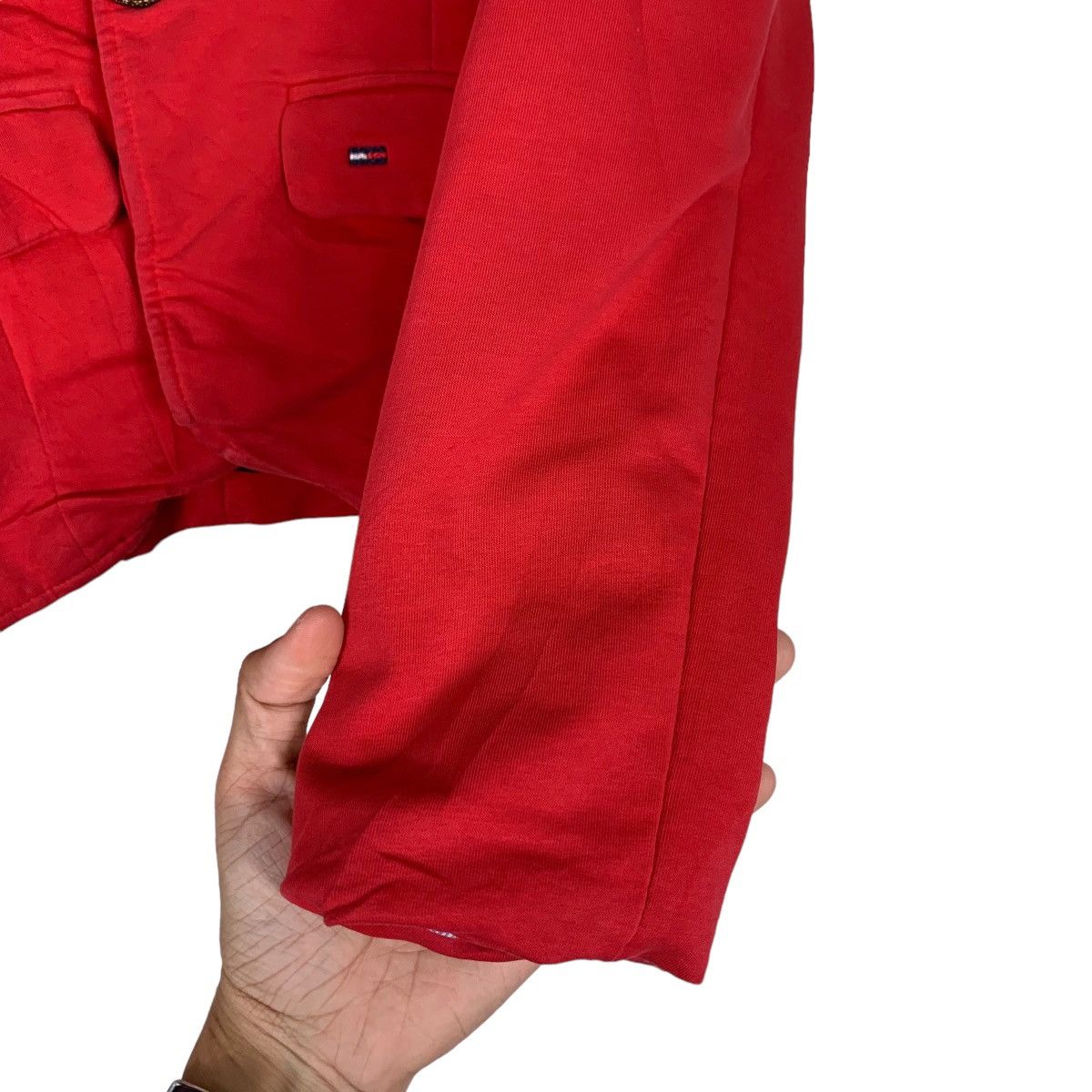 Tommy Hilfiger TOMMY HILFIGER Red Casual Menswear Jacket #1030-C46 Size S / US 4 / IT 40 - 12 Thumbnail