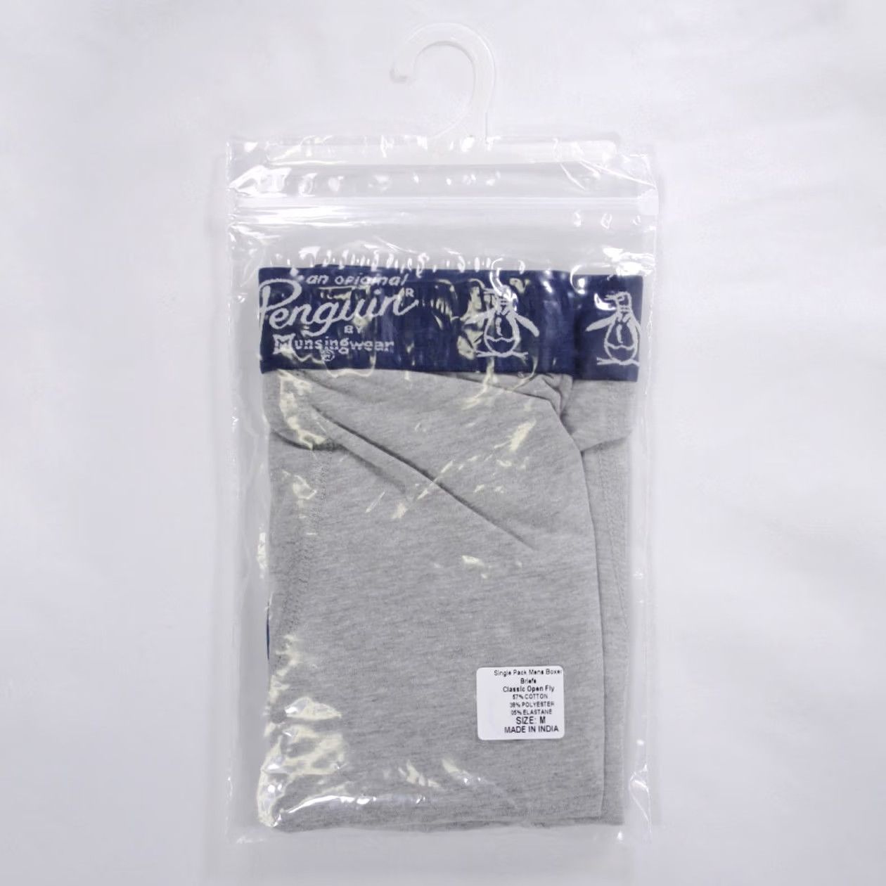 Original Penguin Original Penguin Men's Grey With Navy Boxer Brief S Size 36R - 6 Thumbnail