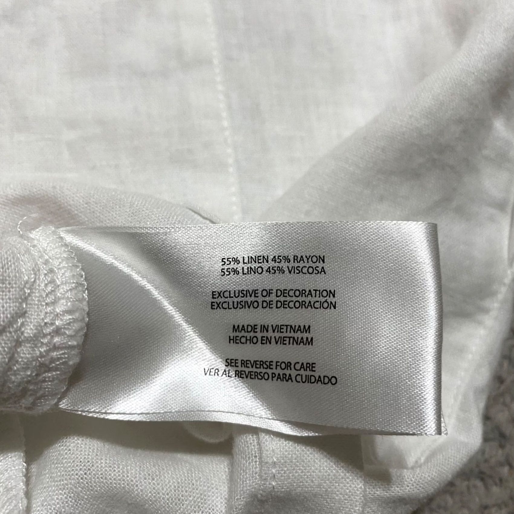 Orvis Orvis Shirt Womens Small White Linen Rayon Button Up Cap Sleeve NWT New Size S / US 4 / IT 40 - 4 Thumbnail