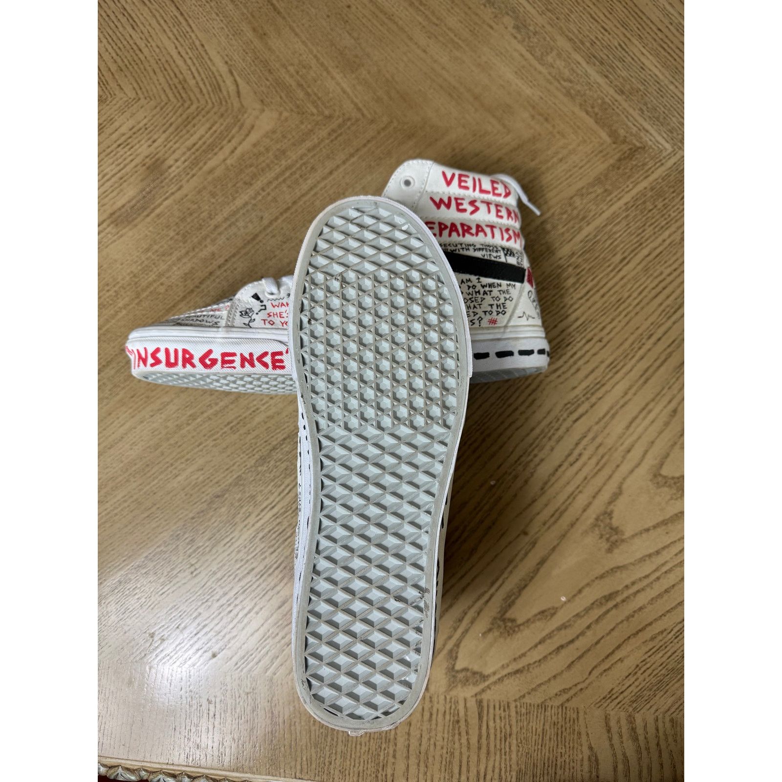 Vans Custom Hand Painted Vans Sk8-High, Size 11.5 Size US 11.5 / EU 44-45 - 11 Thumbnail