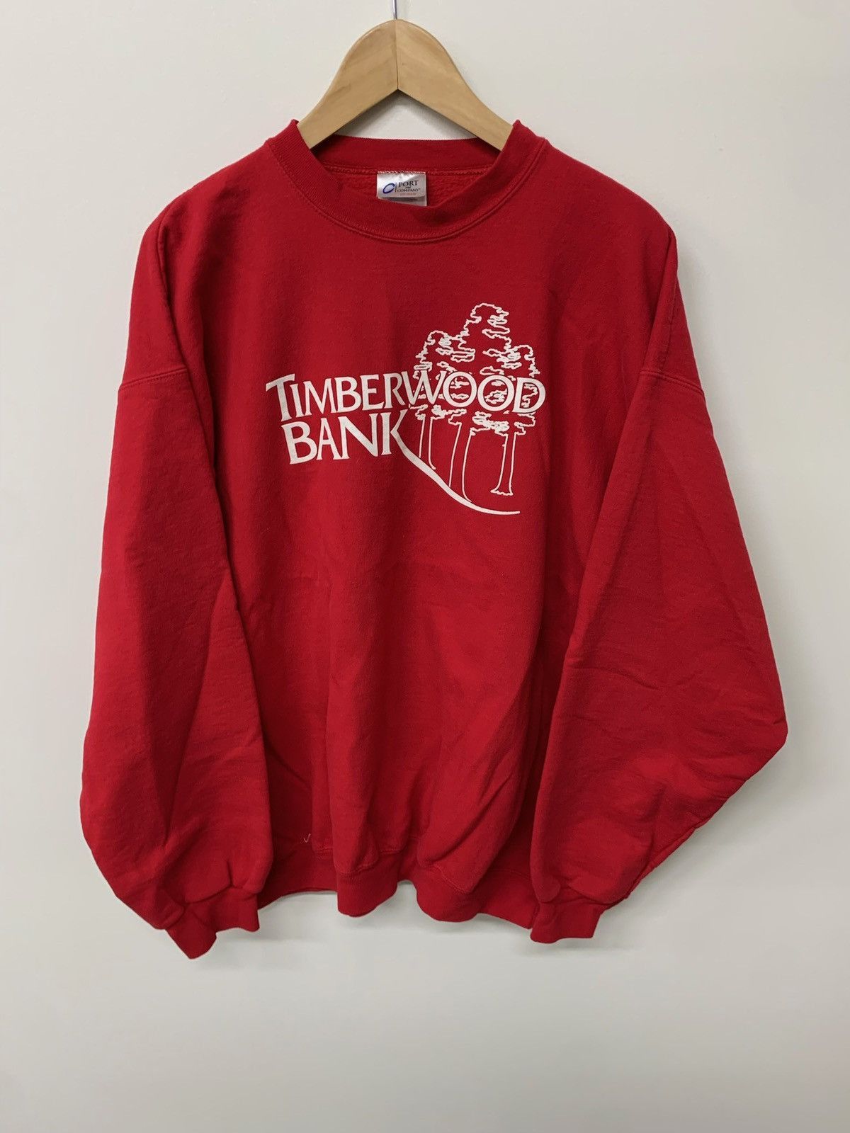 Vintage Vintage Crewneck Timberwood Bank Vintage Sweatshirt Size US XL / EU 56 / 4 - 1 Thumbnail