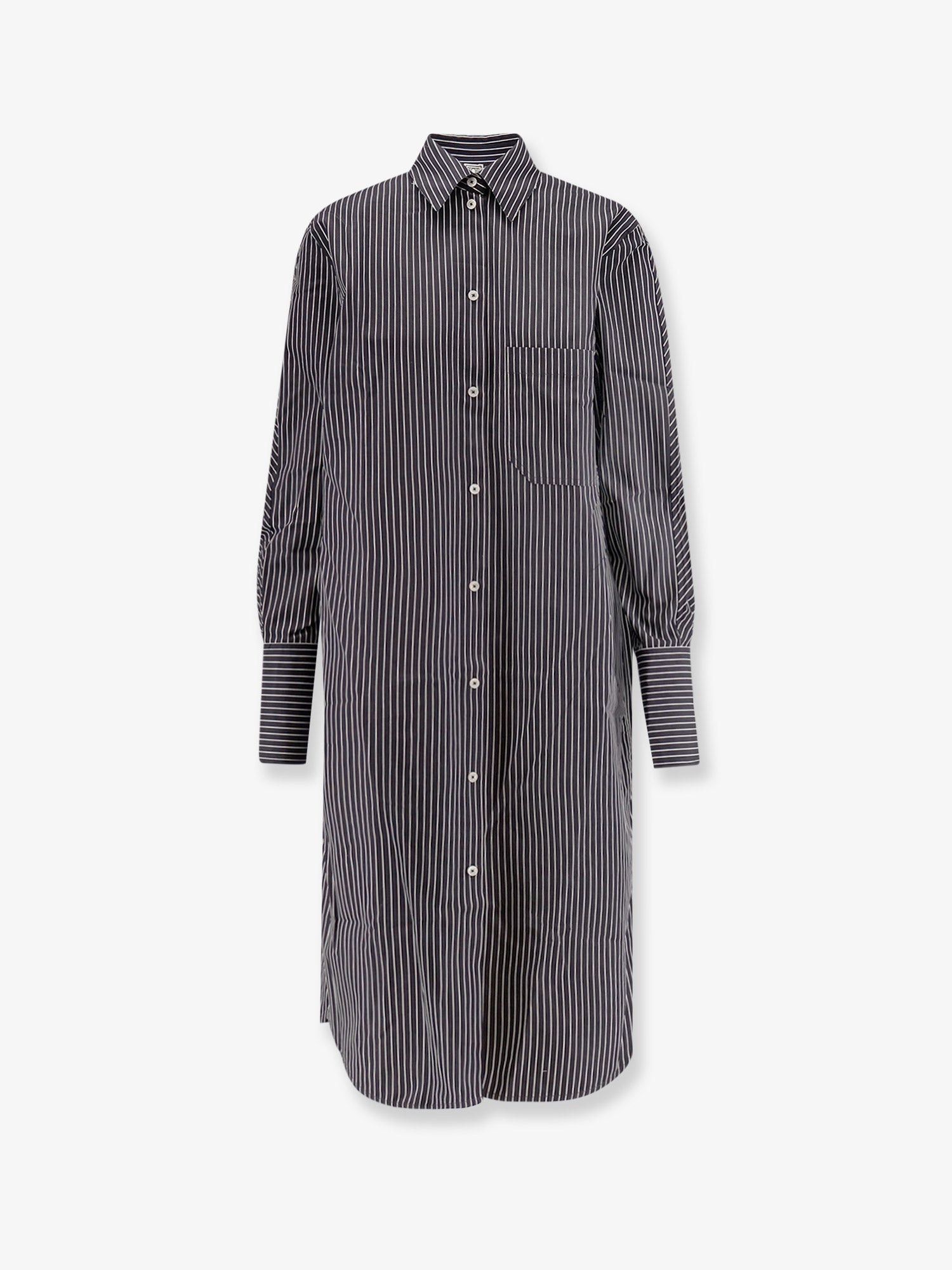 Toteme Striped Kimono-Sleeve Shirtdress Size XS / US 0-2 / IT 36-38 - 1 Thumbnail