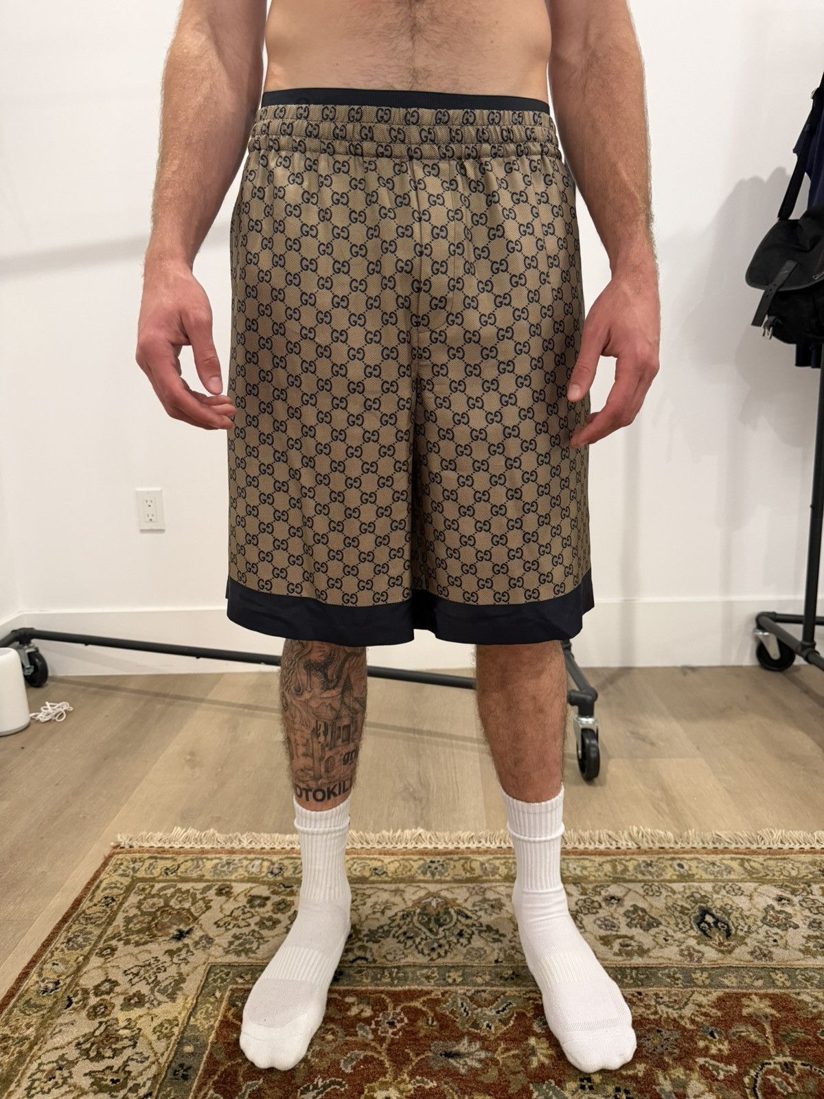 Gucci Gucci Silk Monogram Lounge Short Size US 32 / EU 48 - 7 Thumbnail