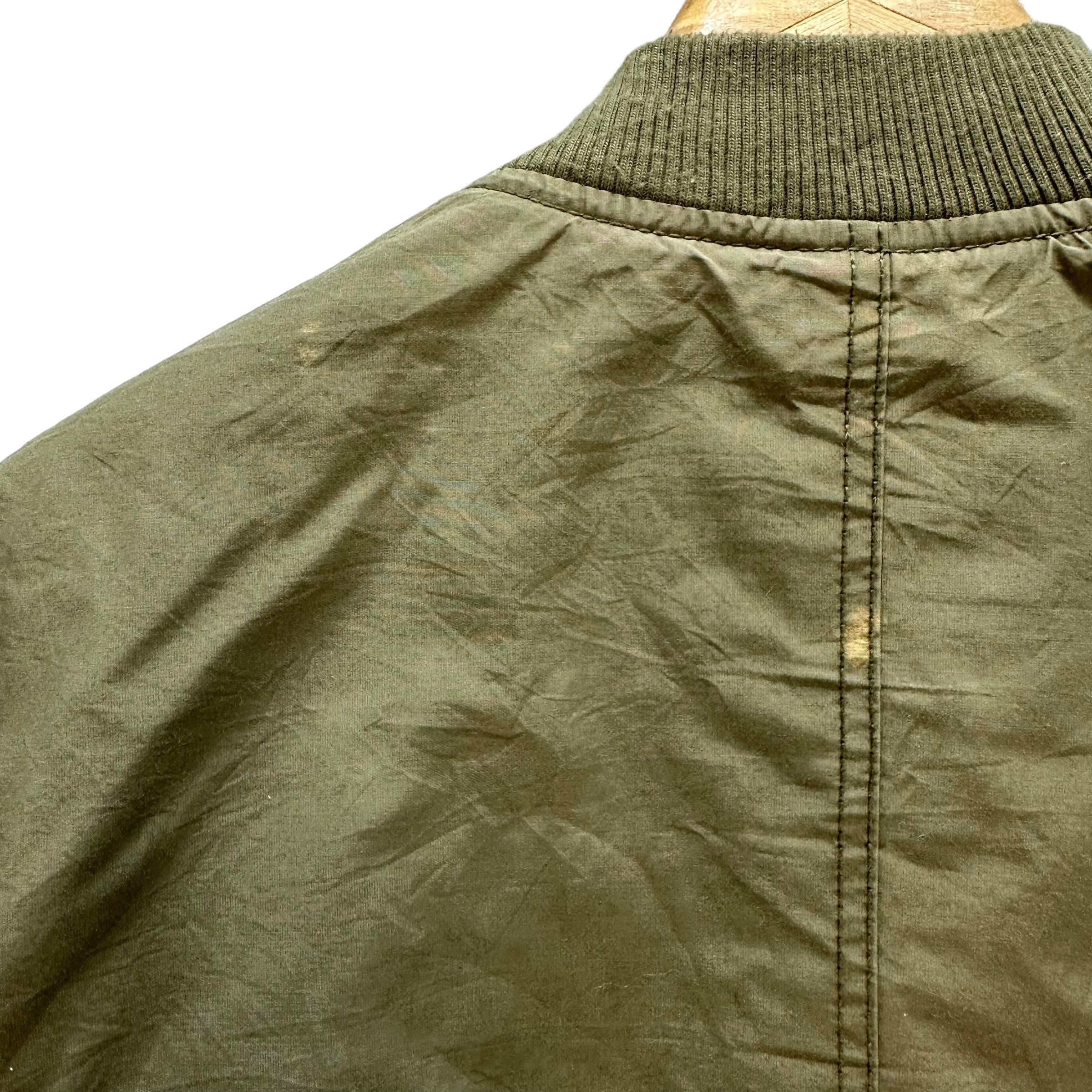 Gap Gap Olive Green Bomber Jacket #A2-0039 Size US L / EU 52-54 / 3 - 12 Thumbnail