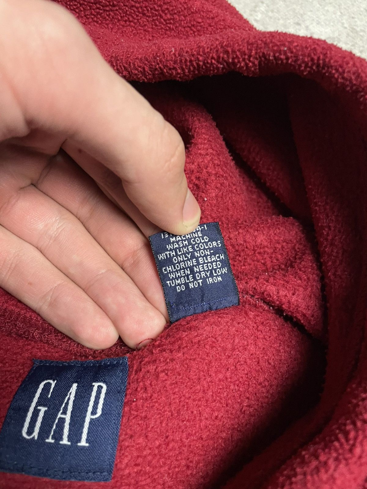 Gap Vintage Gap Teddy Hoodie Fleece Size US L / EU 52-54 / 3 - 8 Thumbnail