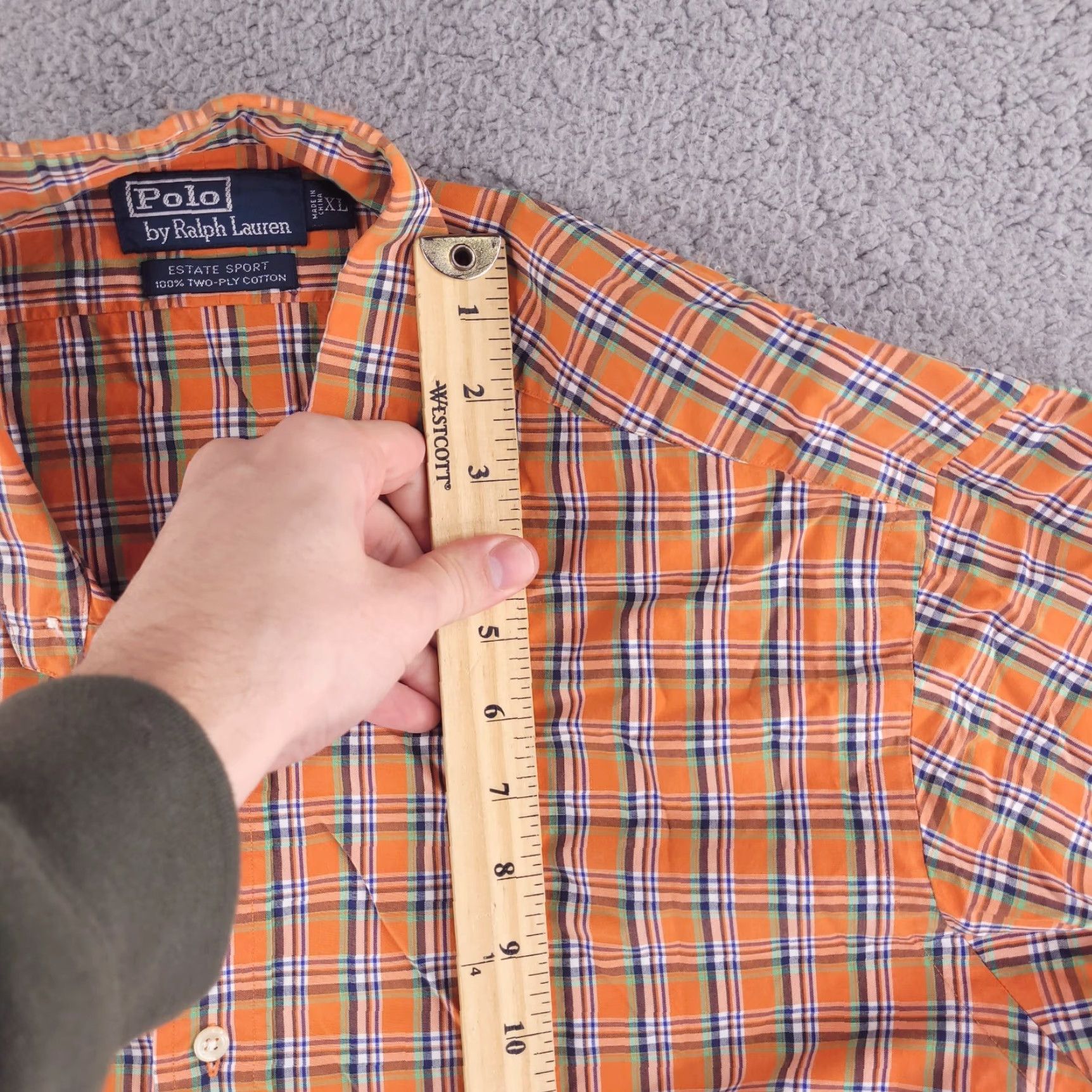 Polo Ralph Lauren Polo Ralph Lauren Shirt Mens XL Orange Long Sleeve Button-Up Casual Size US XL / EU 56 / 4 - 6 Thumbnail