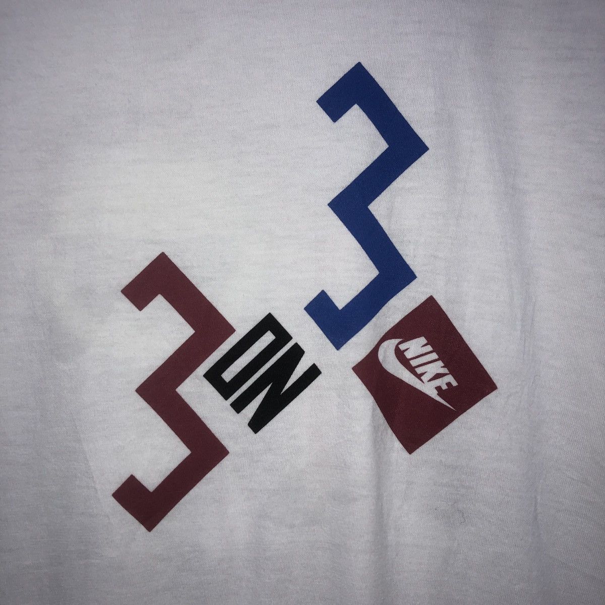 Nike Vintage Nike 3 on 3 T-Shirt Size US XL / EU 56 / 4 - 4 Thumbnail