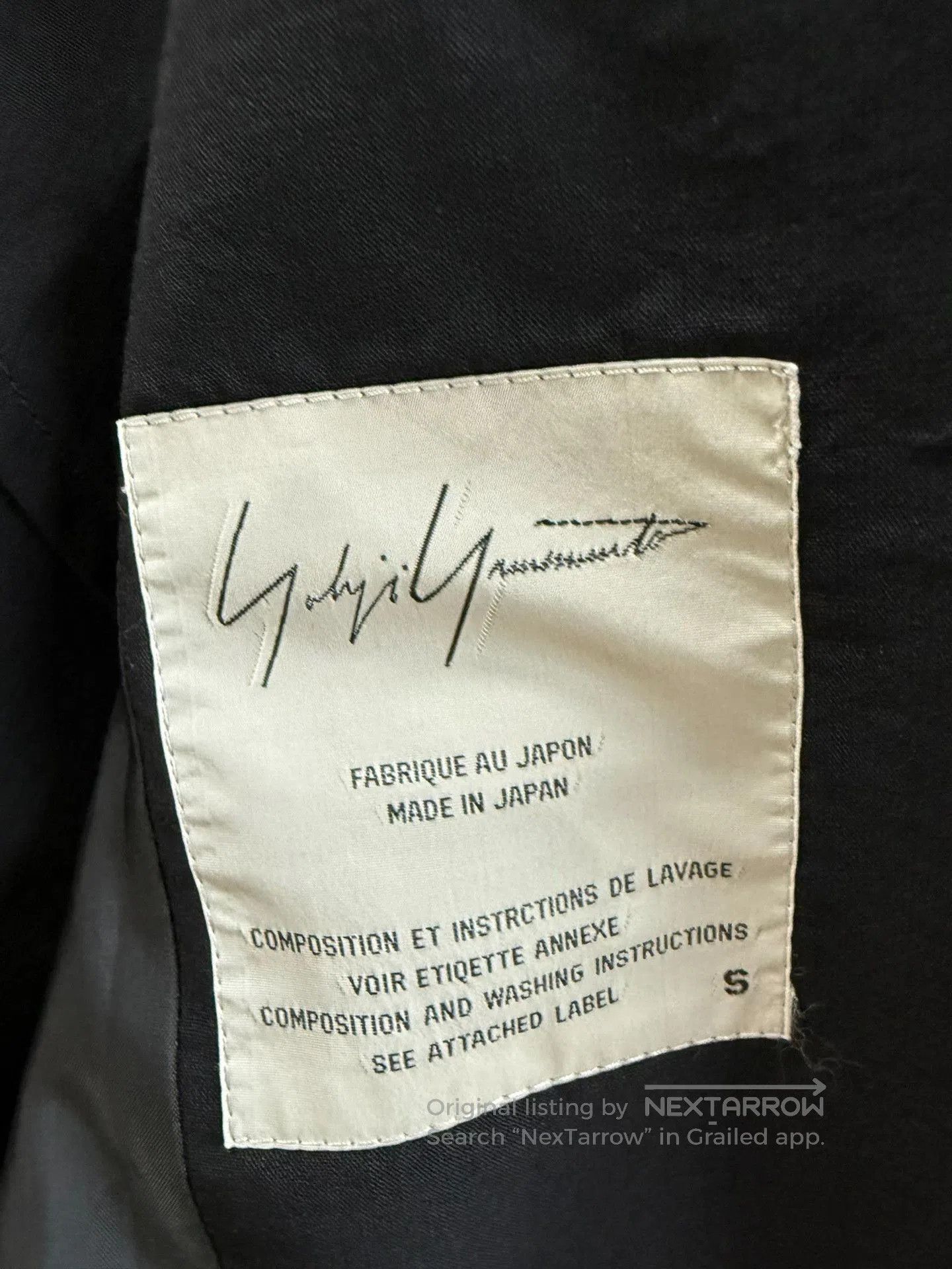 Yohji Yamamoto Yohji Yamamoto Totem Silver Buckle Suit S. Size US S / EU 44-46 / 1 - 8 Thumbnail