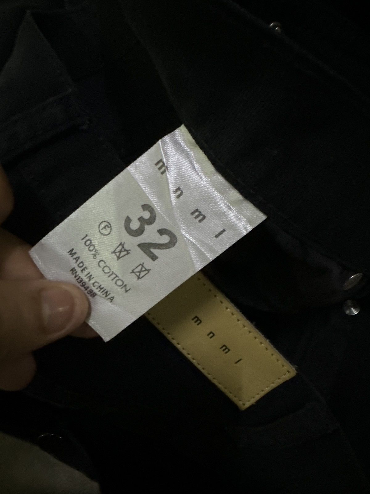 Hysteric Glamour × Japanese Brand Vintage MNML Double Knee Side Button Zipper Bondage Denim Size US 33 - 14 Thumbnail