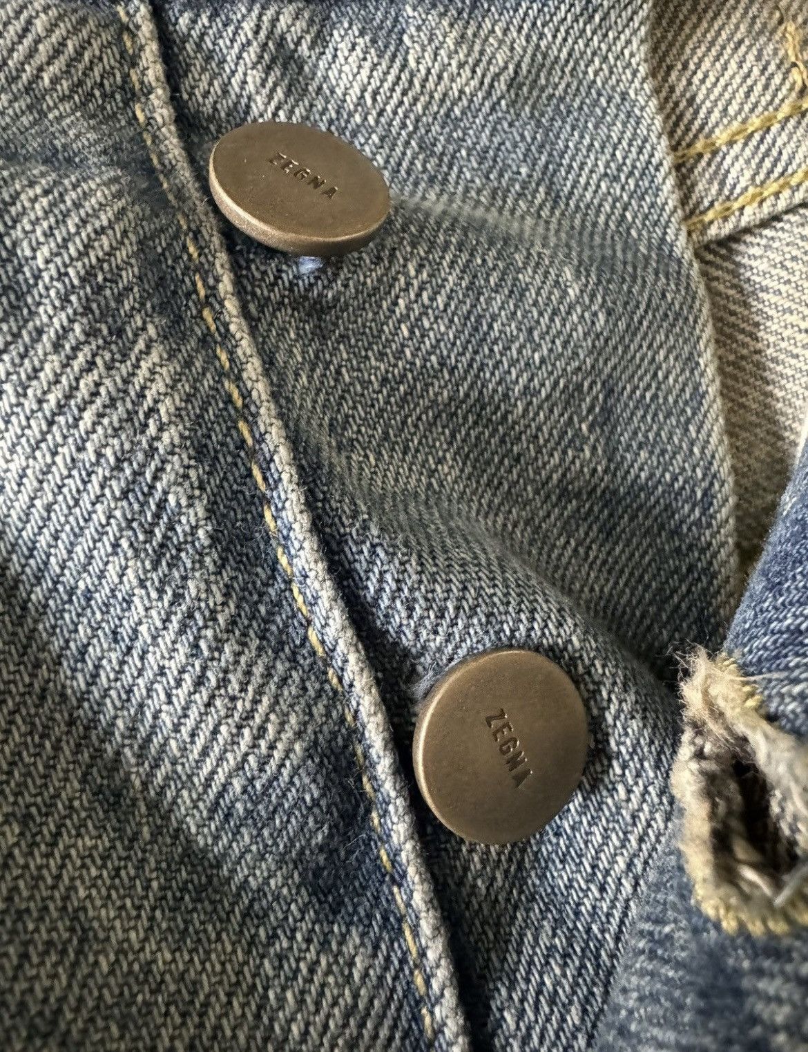Ermenegildo Zegna × Fear of God Fear of God x Zegna Denim Jeans Size 34 Size US 34 / EU 50 - 5 Thumbnail