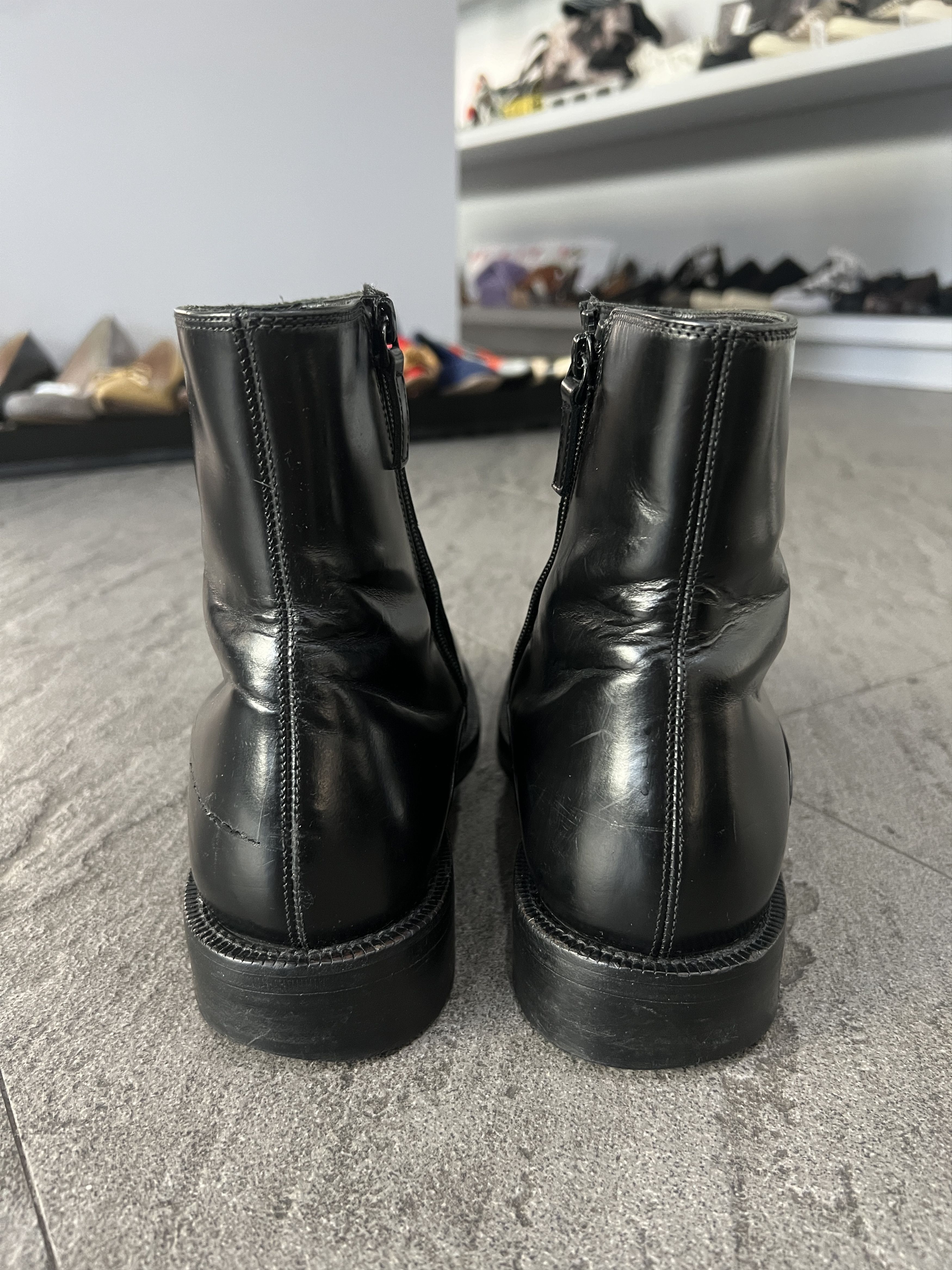 Balenciaga Balenciaga Leather Zip Boots Black EU41 Made Italy Size US 8 / EU 41 - 7 Thumbnail