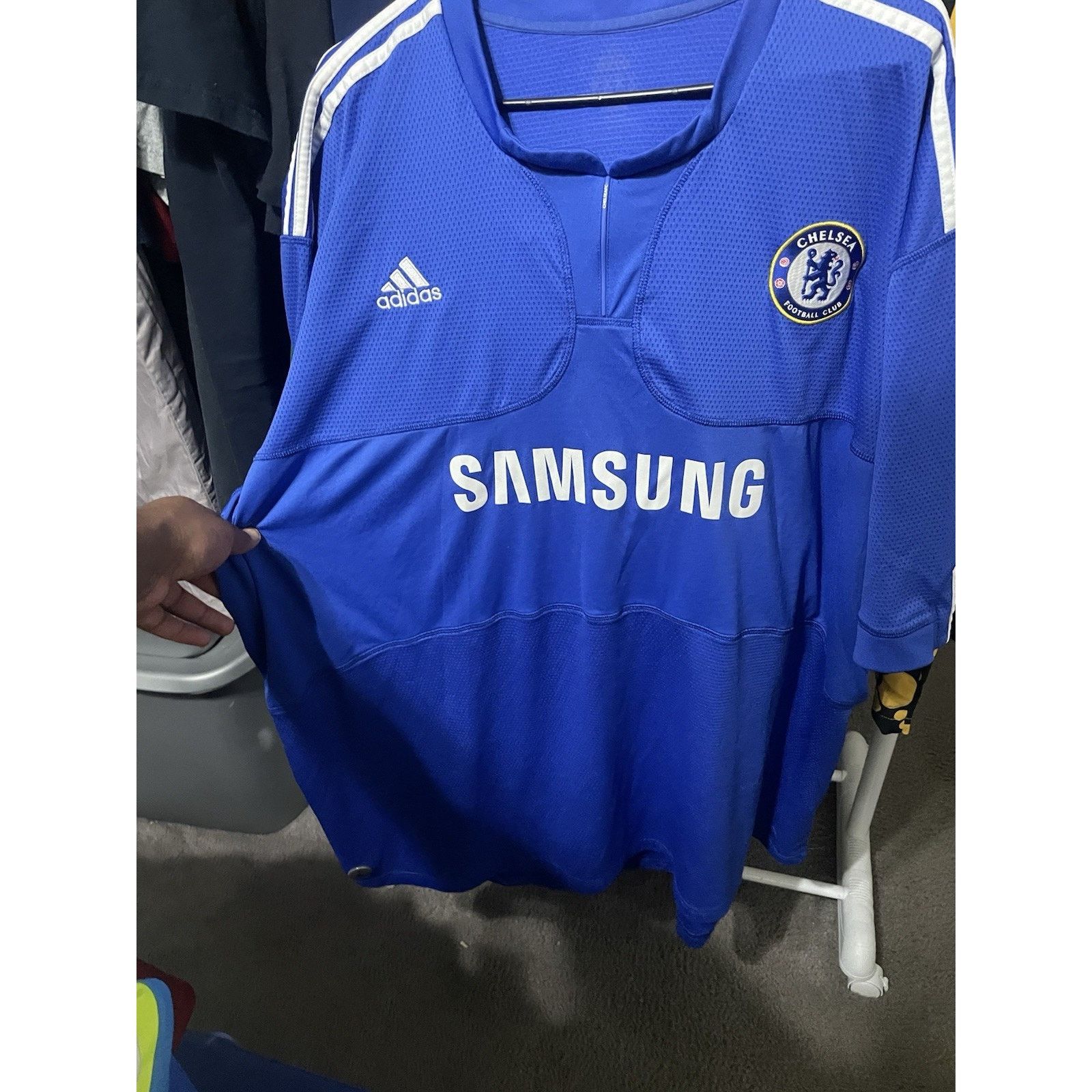 Adidas Size 3XL-Chelsea Home Jersey 2009 Soccer Adidas Mens Size US XXL / EU 58 / 5 - 1 Thumbnail