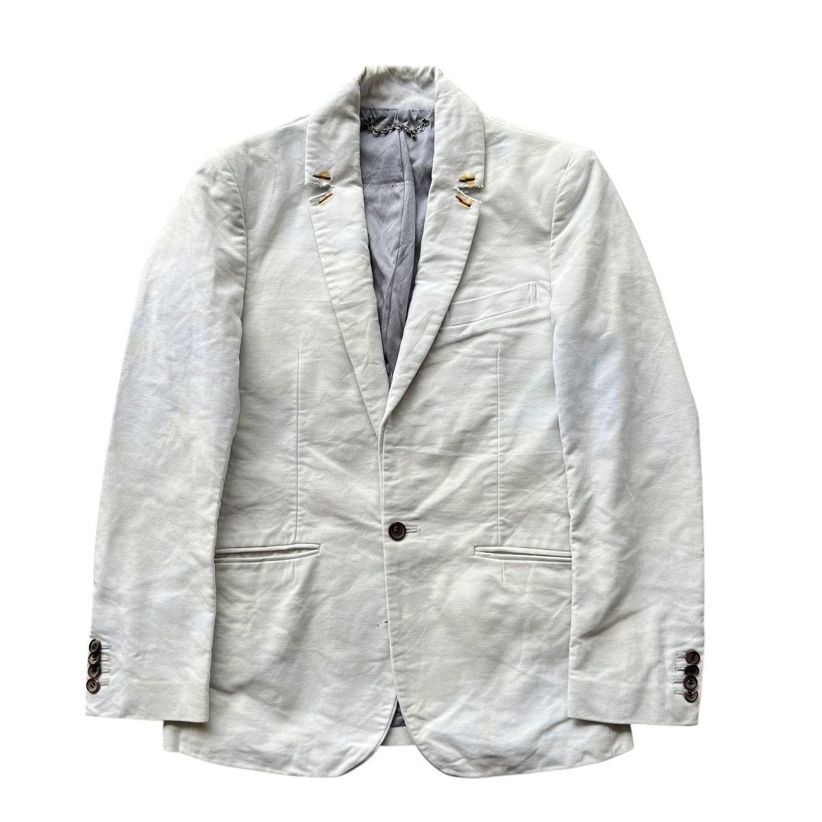 Maison MIHARA YASUHIRO Miharayasuhiro Moleskin Blazer Jacket Size US S / EU 44-46 / 1 - 1 Thumbnail