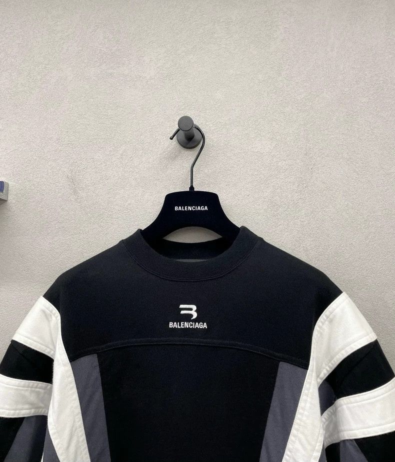 Balenciaga Balenciaga Contrast Black Short Sleeve Size US M / EU 48-50 / 2 - 1 Thumbnail