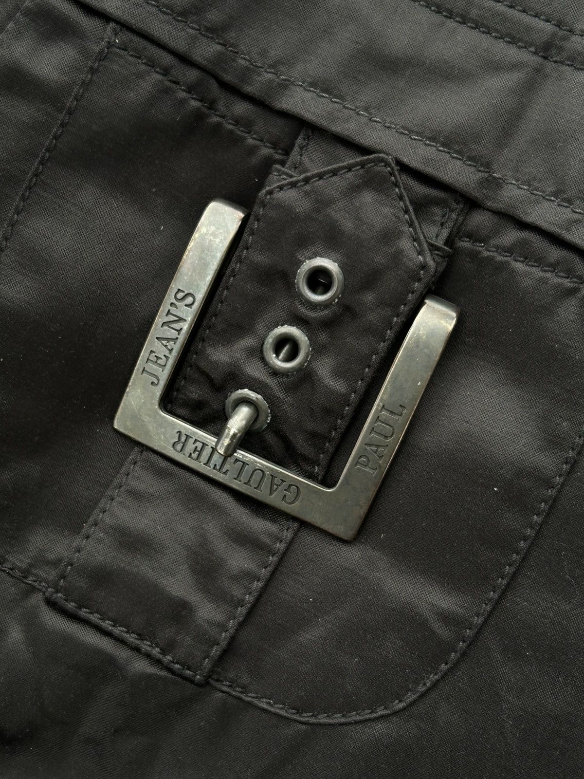 Jean Paul Gaultier Y2K Jean Paul Gaultier Runway Nylon Motorcycle Biker Jacket Size L / US 10 / IT 46 - 15 Thumbnail