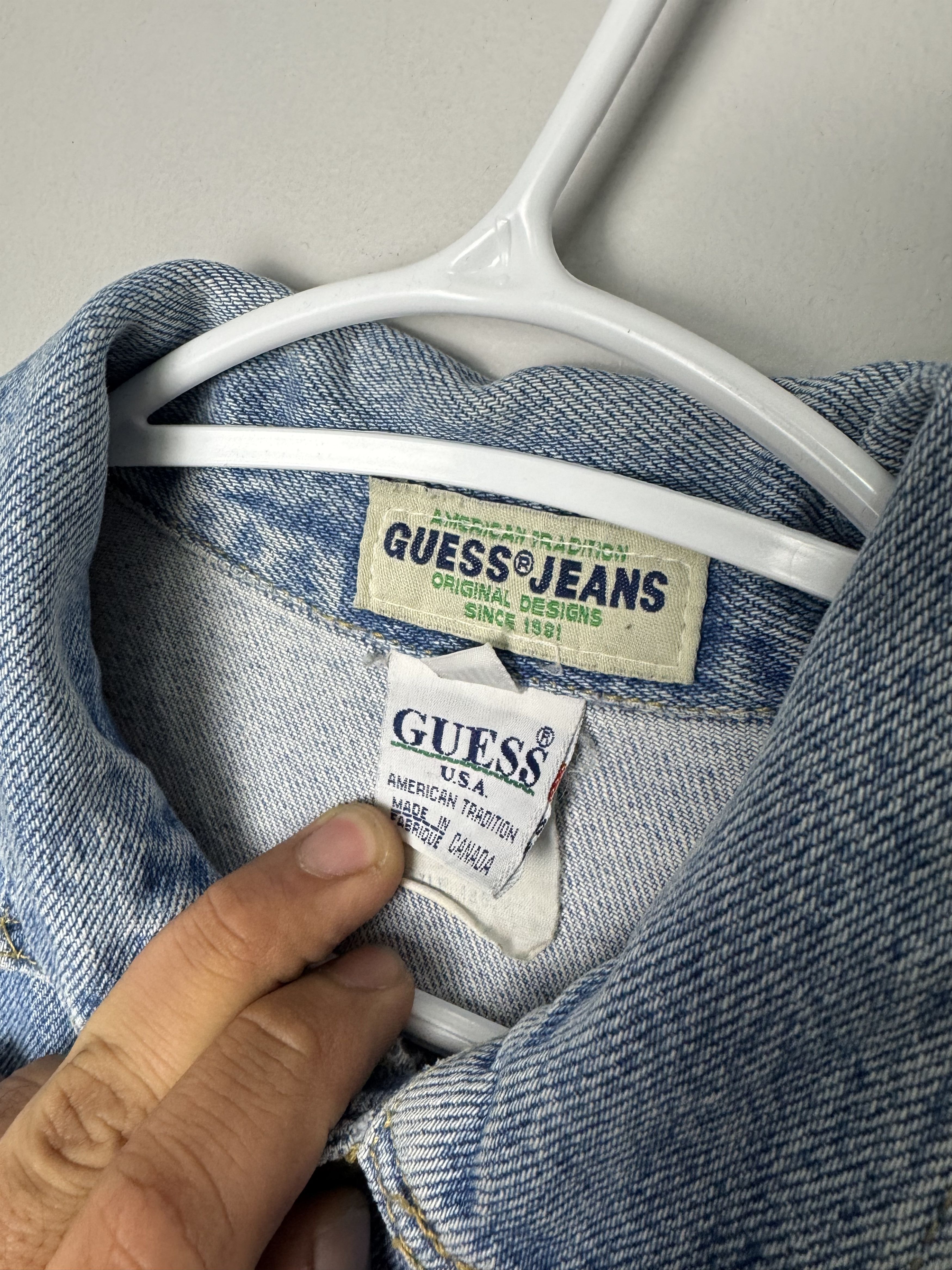 Guess Vintage Guess Denim Jacket by Georges Marciano Size XL / US 12-14 / IT 48-50 - 5 Thumbnail