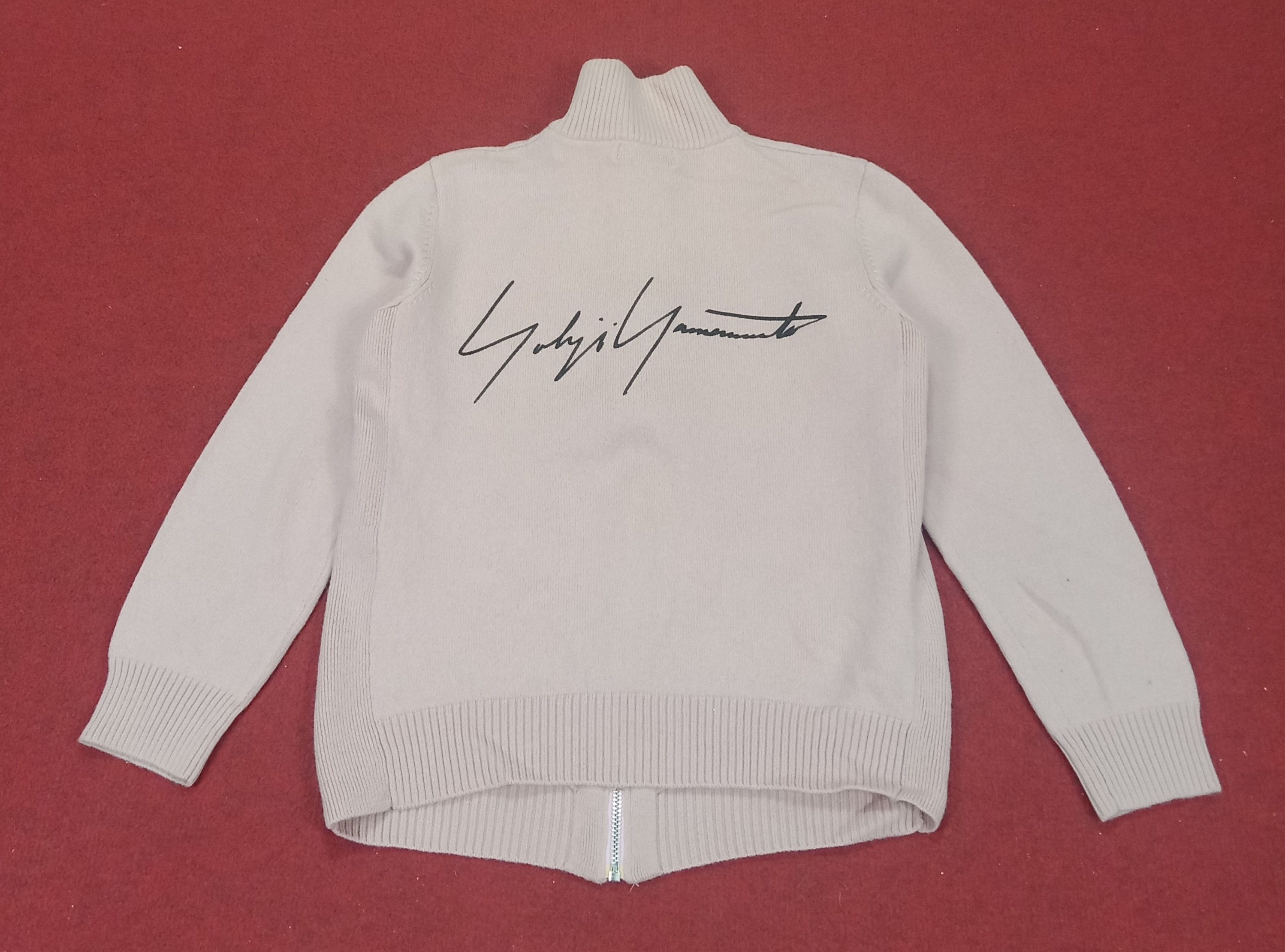 Japanese Brand × Vintage × Yohji Yamamoto AAR Yohji Yamamoto Designer Brand Custom Art Sweater Size XS / US 0-2 / IT 36-38 - 1 Thumbnail