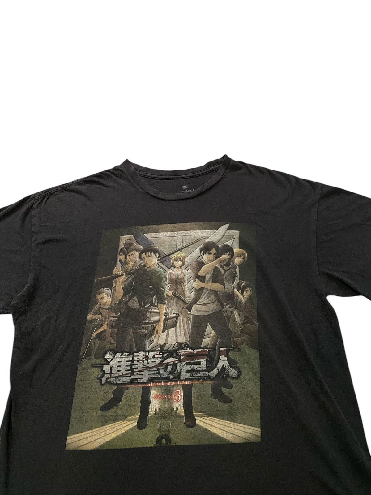 Anime × Japanese Brand Attack Of The Titans Graphic Anime Tee Size US XL / EU 56 / 4 - 2 Thumbnail