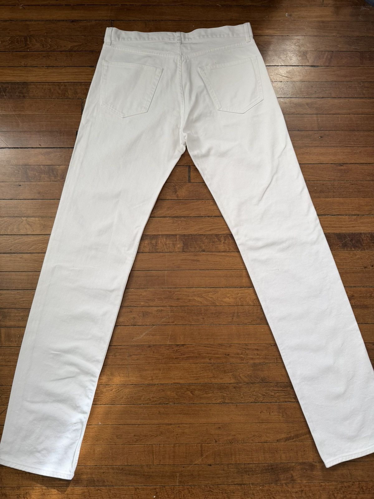 Maison Margiela AW23 Line 10 white denim jeans, size 34, made in Italy Size US 34 / EU 50 - 14 Thumbnail