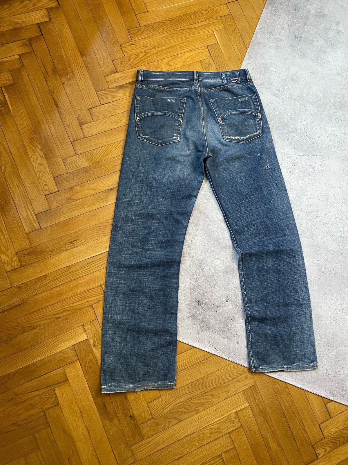 Diesel × Diesel Black Gold Vintage Y2K Diesel Dirty Faded Distressed Pants Mens Size 32 Size US 32 / EU 48 - 2 Thumbnail