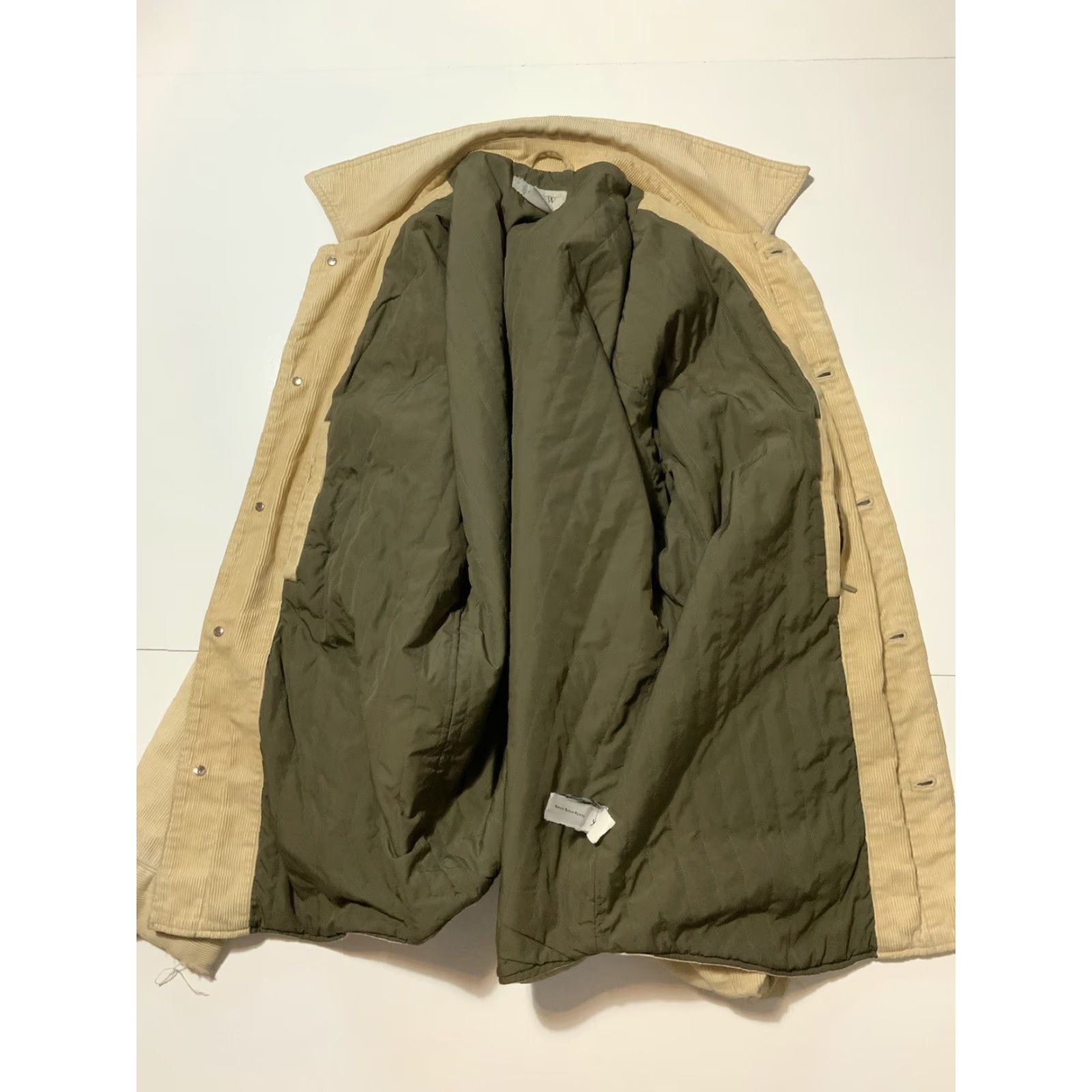 J.Crew VINTAGE J.CREW Jacket Corduroy Trucker Button Work Quilted Lined Sz. XL Brown Men Size US XL / EU 56 / 4 - 3 Thumbnail
