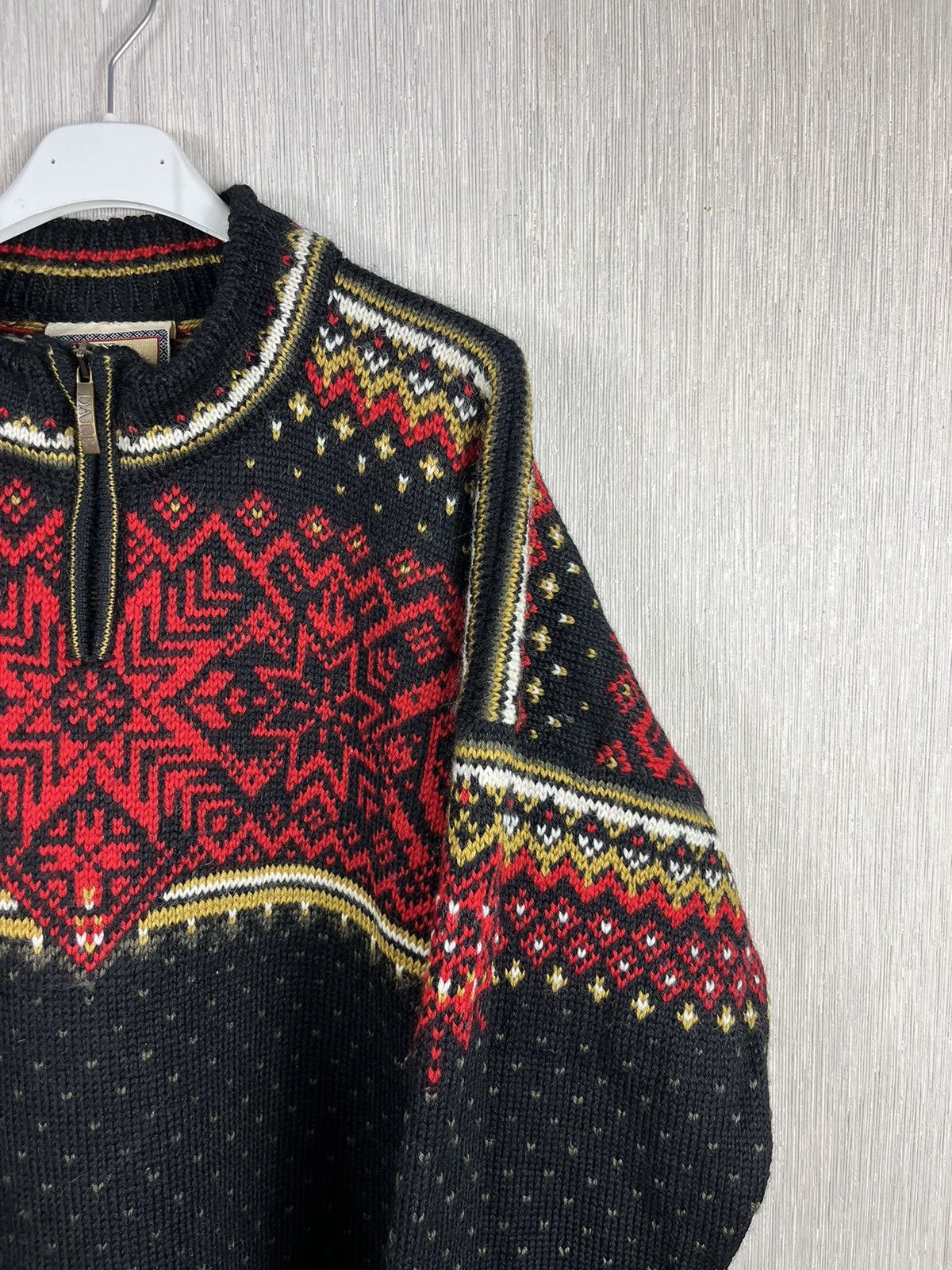 Dale Of Norway × Vintage Vintage Dale of Norway wool heavy patterned zip sweater knit Size US XL / EU 56 / 4 - 3 Thumbnail