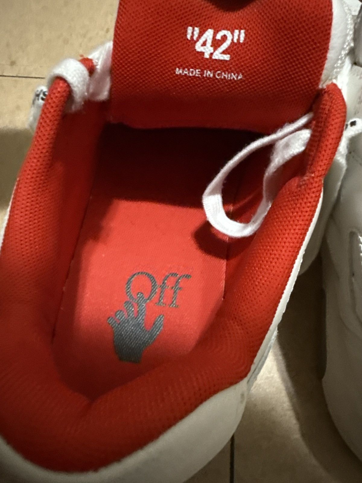 Off-White OFF-WHITE VIRGIL ABLOH OUT OF OFFICE FOR WALKING WHITE/RED Size US 8.5 / EU 41-42 - 9 Thumbnail