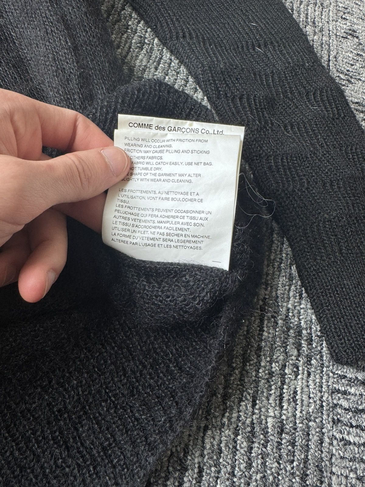 Junya Watanabe Junya Watanabe Comme des Garcons mesh wool sweater RARE Size US S / EU 44-46 / 1 - 12 Thumbnail
