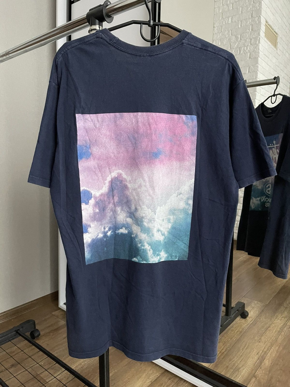 Stussy Stussy Clouds Vintage Big Logo T-Shirt Tee Size US L / EU 52-54 / 3 - 6 Thumbnail