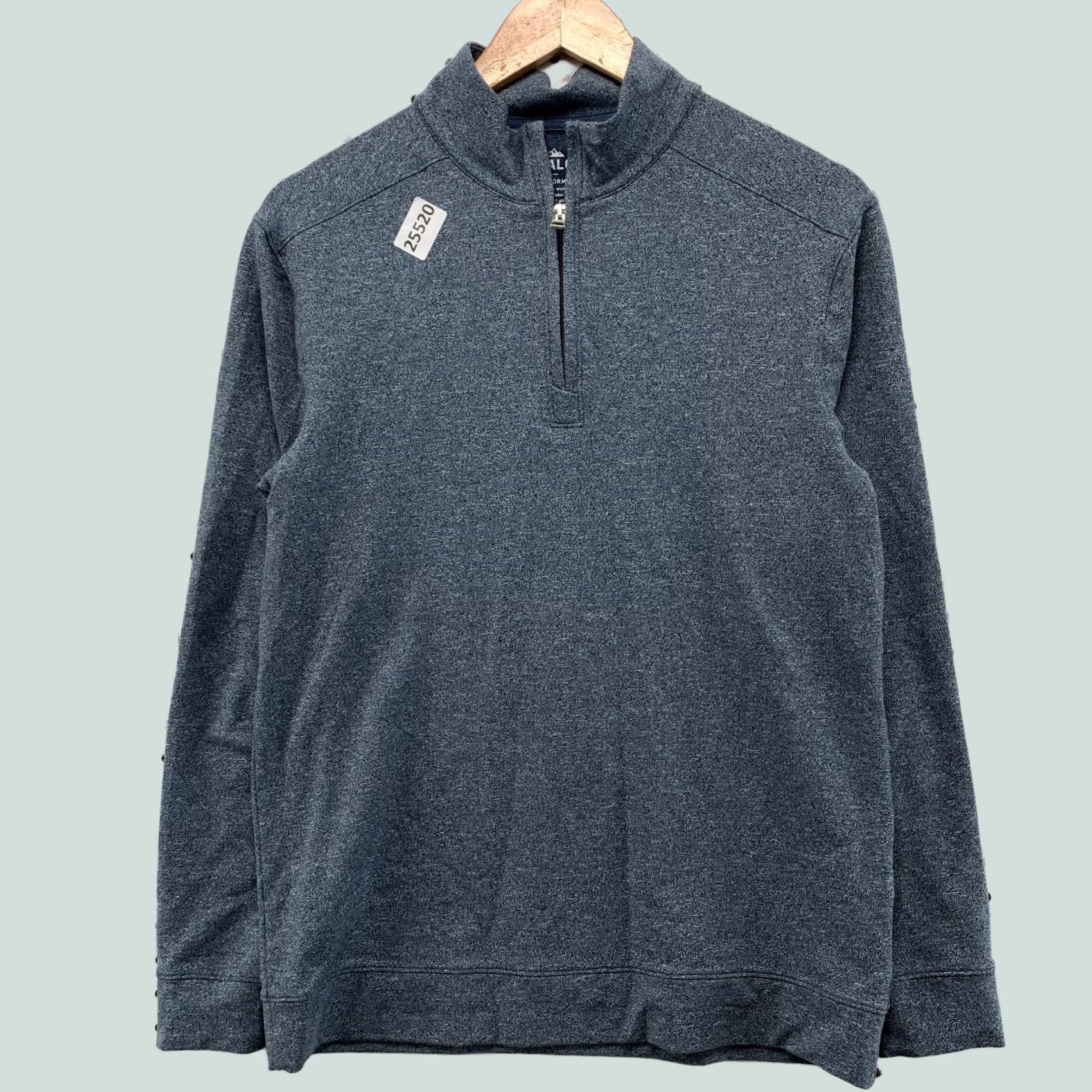 Vintage 01 Algo Lightweight 1/4 Zip Pullover Moisture Wicking Blue S Mens Small 20x27 Size US S / EU 44-46 / 1 - 1 Thumbnail