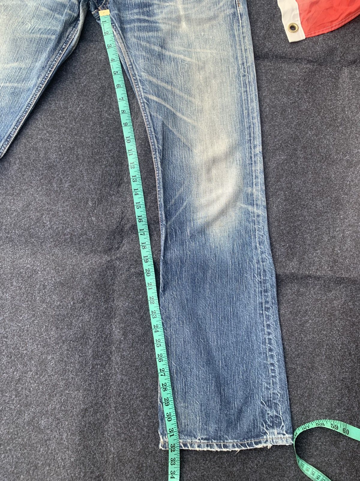 Edwin Flare Edwin 503 fucking faded style. Made in Japan 🇯🇵. Size US 32 / EU 48 - 6 Thumbnail