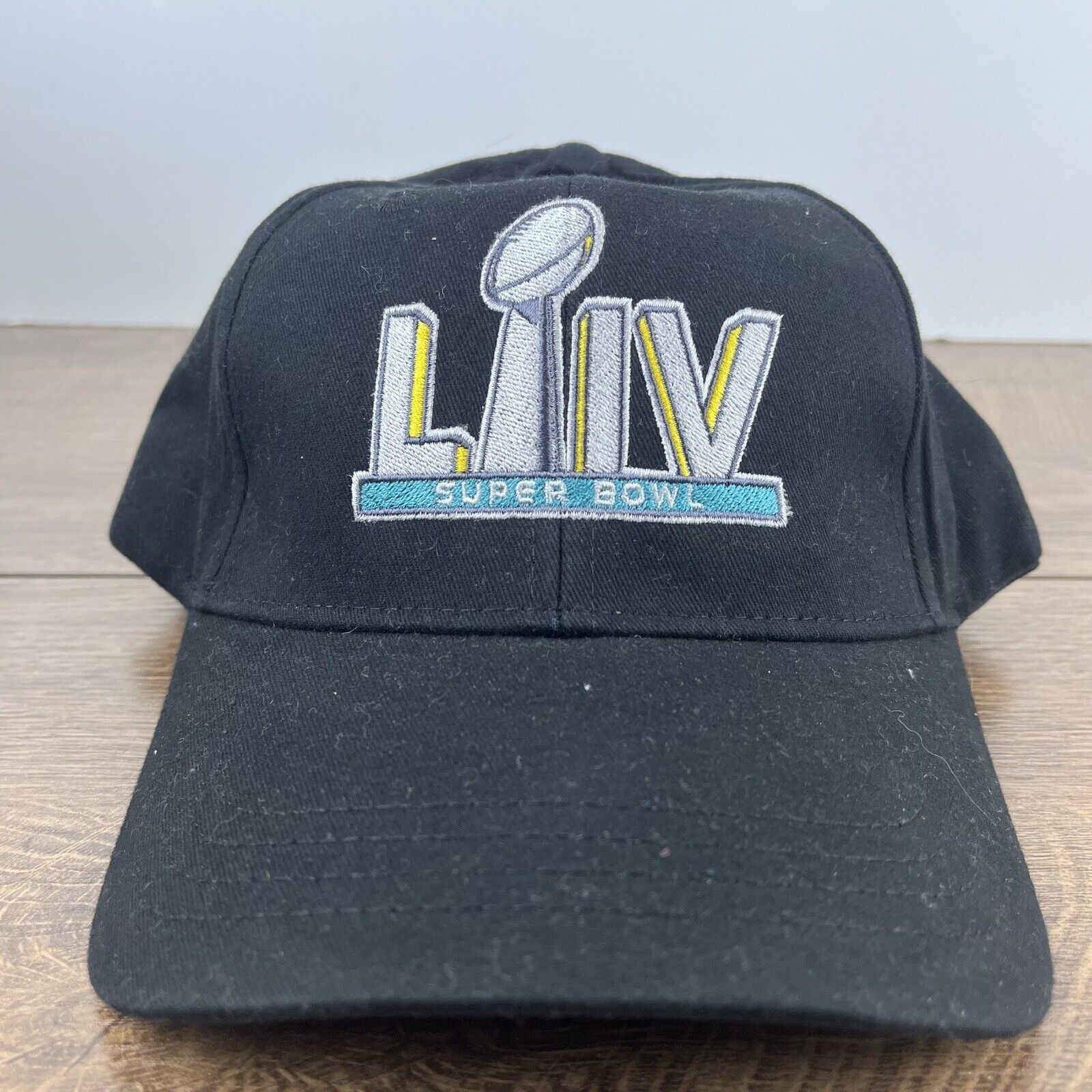 Other Super Bowl 53 Hat LIIV Hat Black Hat Adjustable NFL Black Ad Size ONE SIZE - 3 Thumbnail