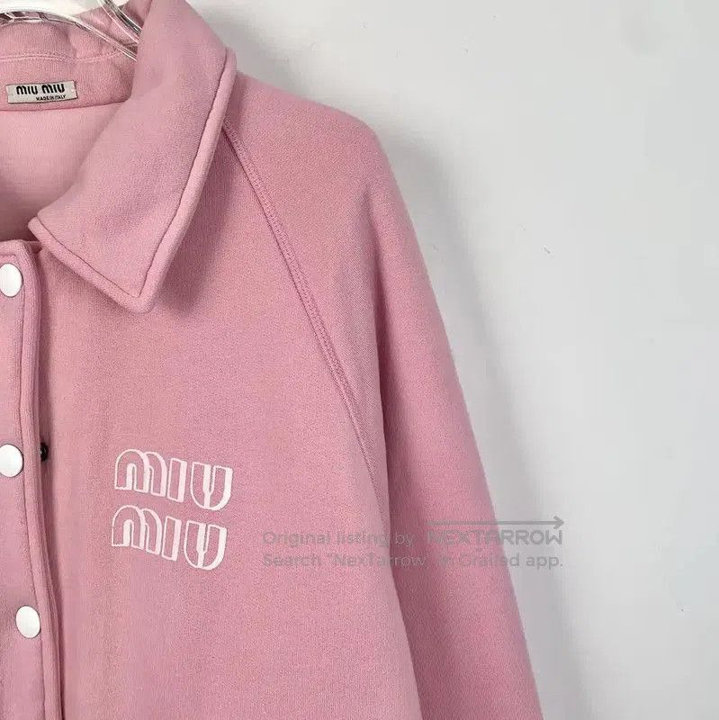 Miu Miu Miu Miu Pink Cotton Women's Jacket . Size XS / US 0-2 / IT 36-38 - 3 Thumbnail