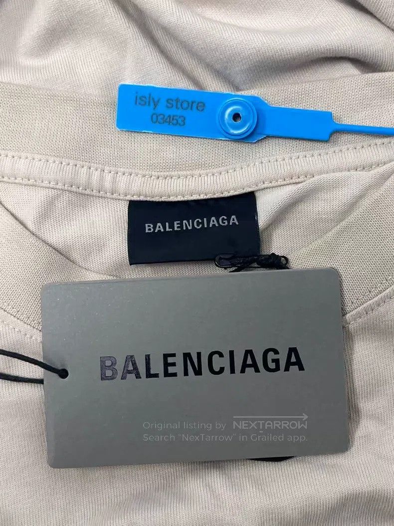 Balenciaga Balenciaga Alphabet Logo Printed Round Neck Short Sleeve T Size US S / EU 44-46 / 1 - 5 Thumbnail