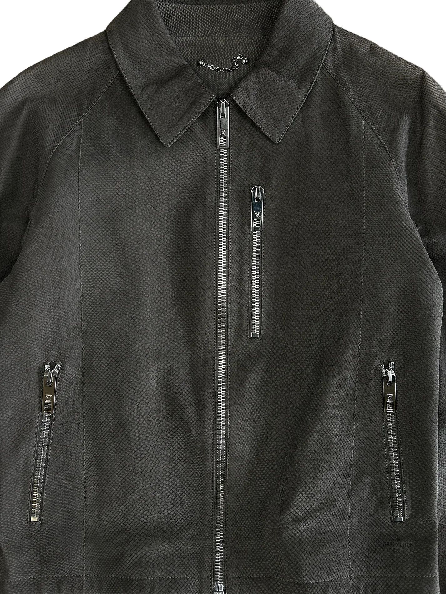 Louis Vuitton Snakeskin Leather Jacket Size US S / EU 44-46 / 1 - 3 Thumbnail