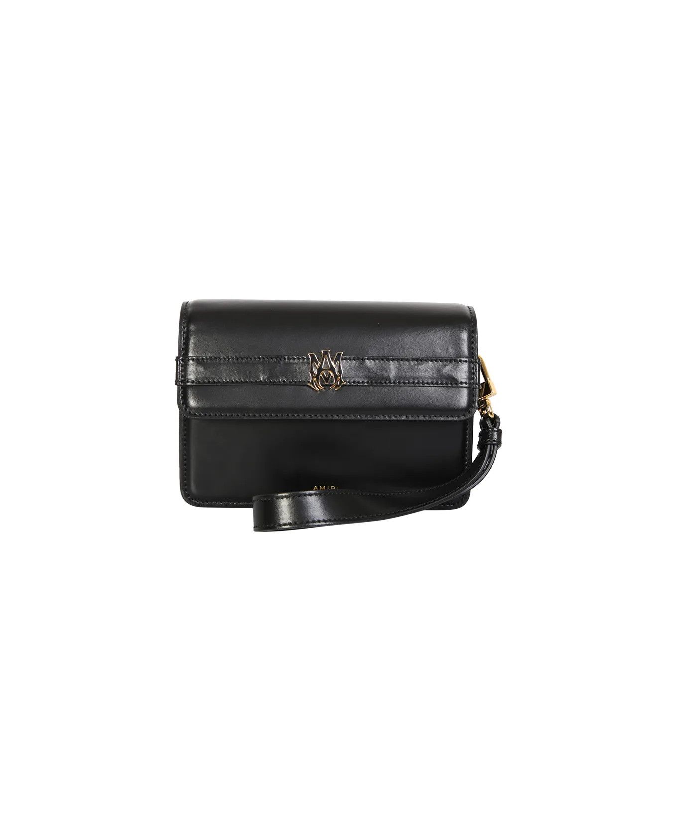 Amiri o1gr1nt0525 Size: OS / Calf "MA" Small Clutch in Black Size ONE SIZE - 1 Thumbnail