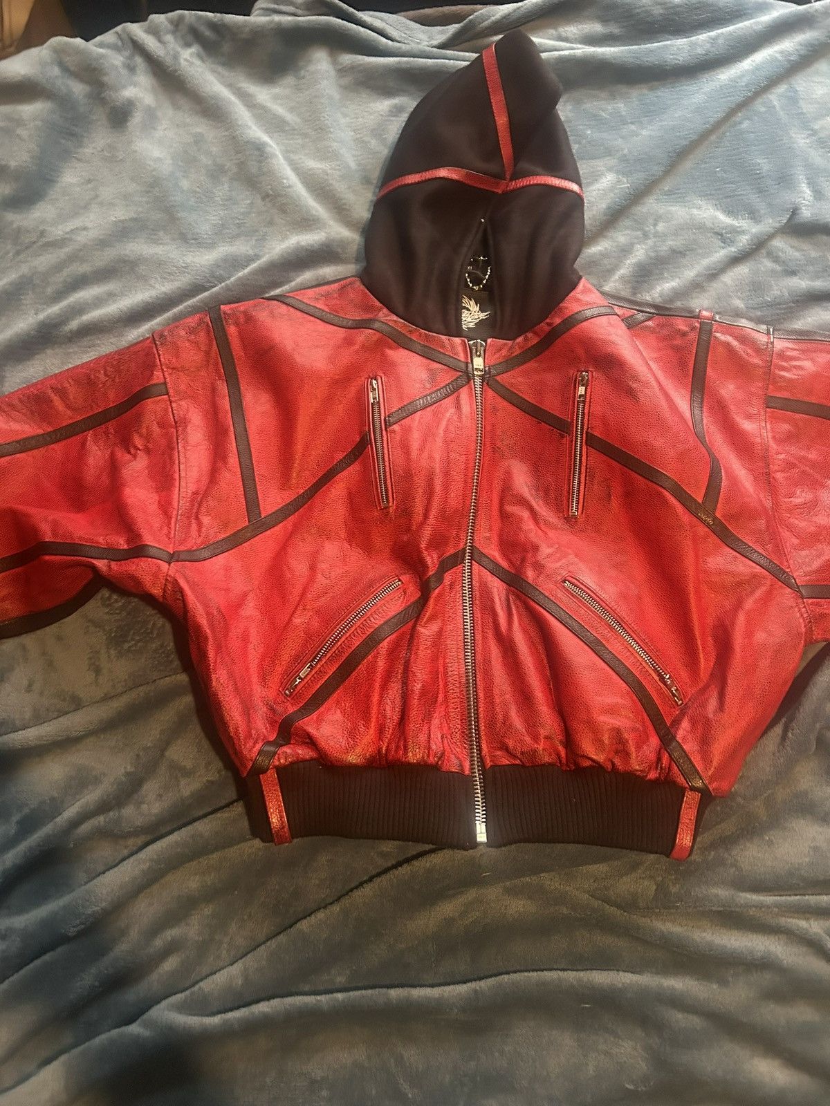 Other Pryzm 2Tone Leather Bomber Size US L / EU 52-54 / 3 - 3 Thumbnail