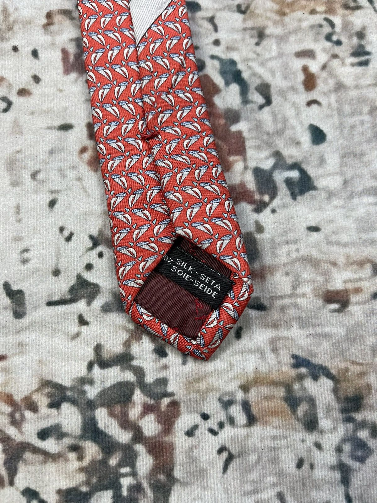 Salvatore Ferragamo VINTAGE SALVATORE FERRAGAMO SILK TIE Size ONE SIZE - 7 Thumbnail