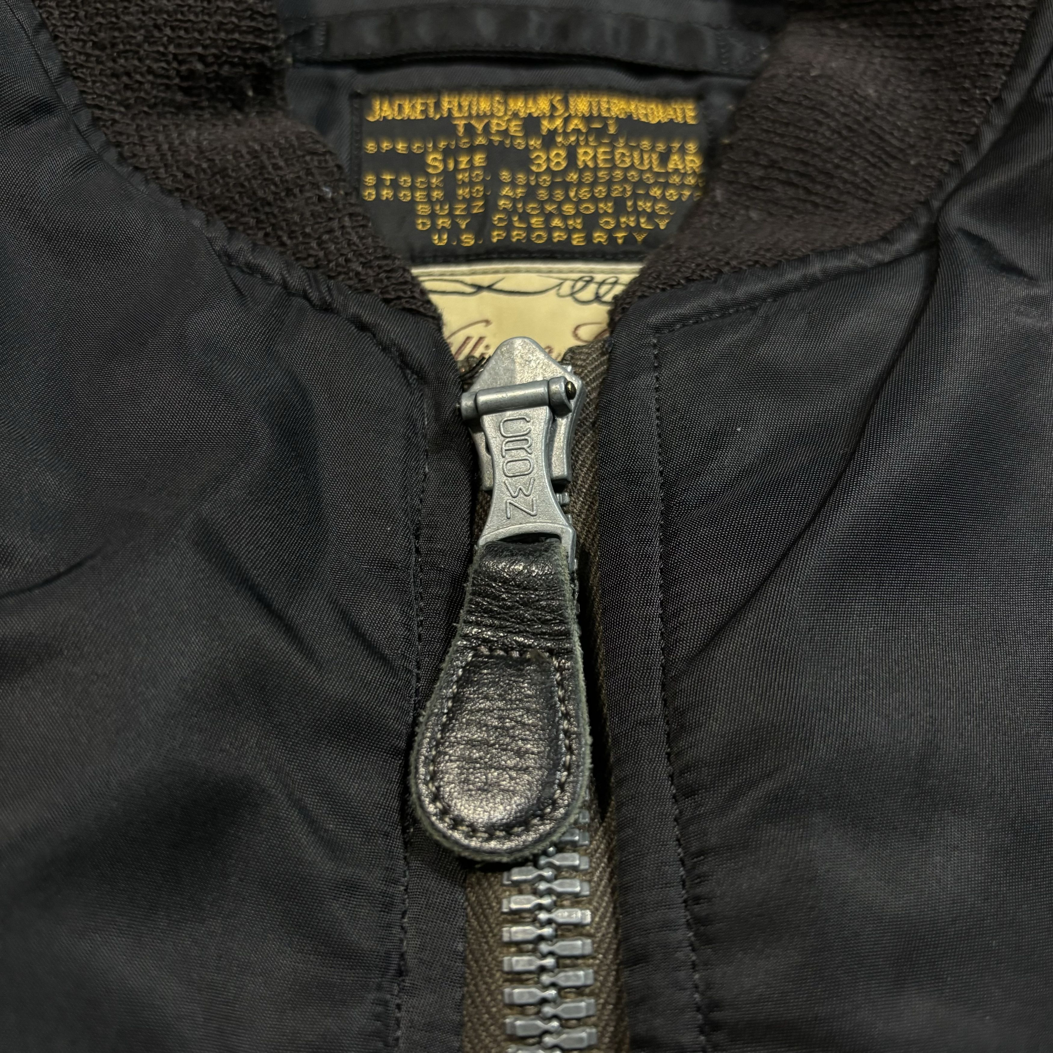 Buzz Rickson's × Toyo Enterprises Buzz Ricksons William Gibson Collection MA-1 Flight Jacket Size US M / EU 48-50 / 2 - 8 Thumbnail
