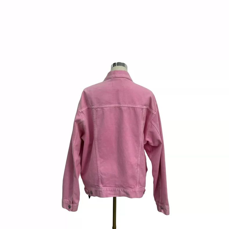 Balenciaga Balenciaga size 34 Chest Large Logo Printed Denim Jacket Size XS / US 0-2 / IT 36-38 - 7 Thumbnail