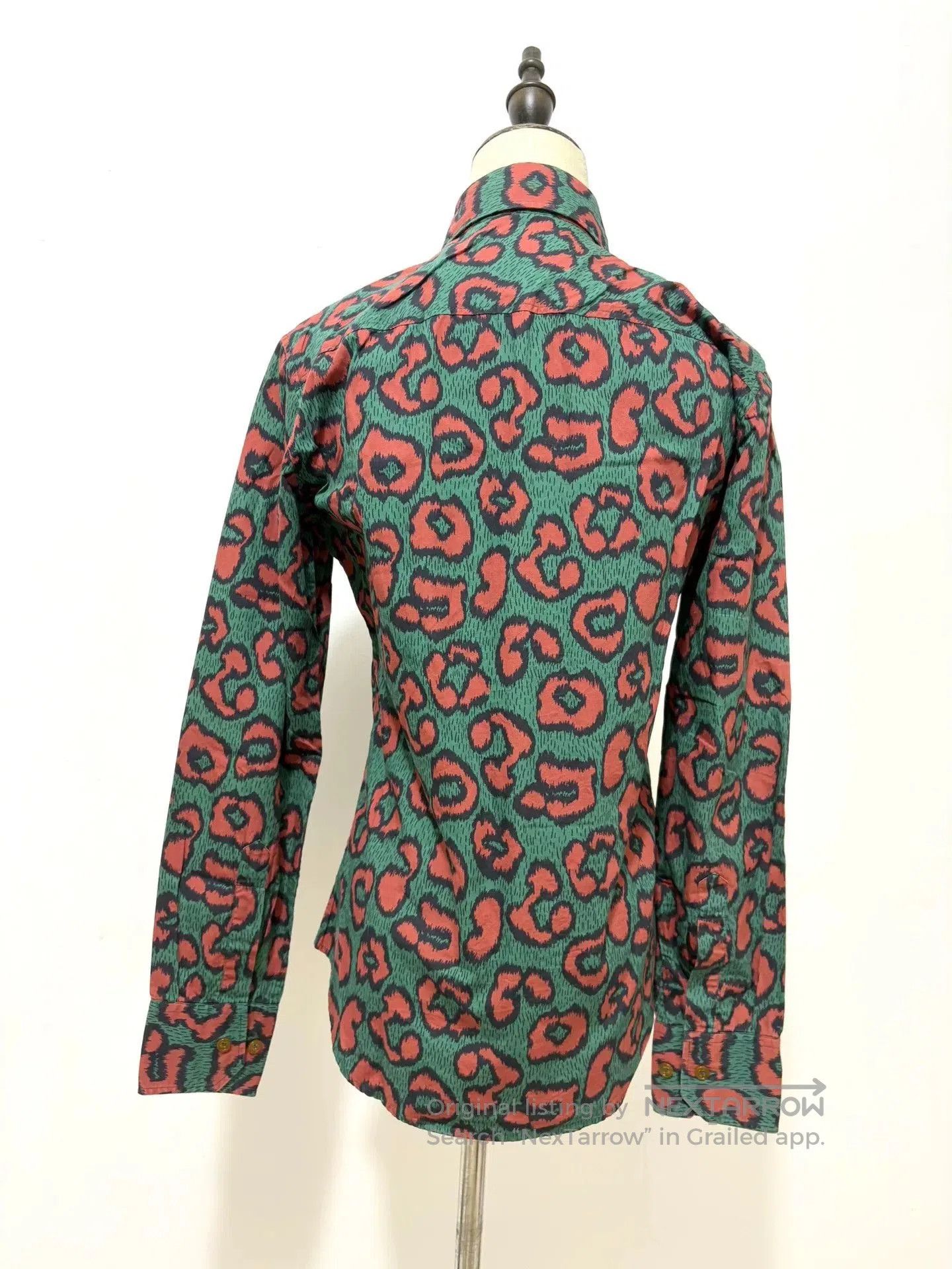 Vivienne Westwood Vivienne Westwood Green Leopard Print Shirt. Size M / US 6-8 / IT 42-44 - 4 Thumbnail