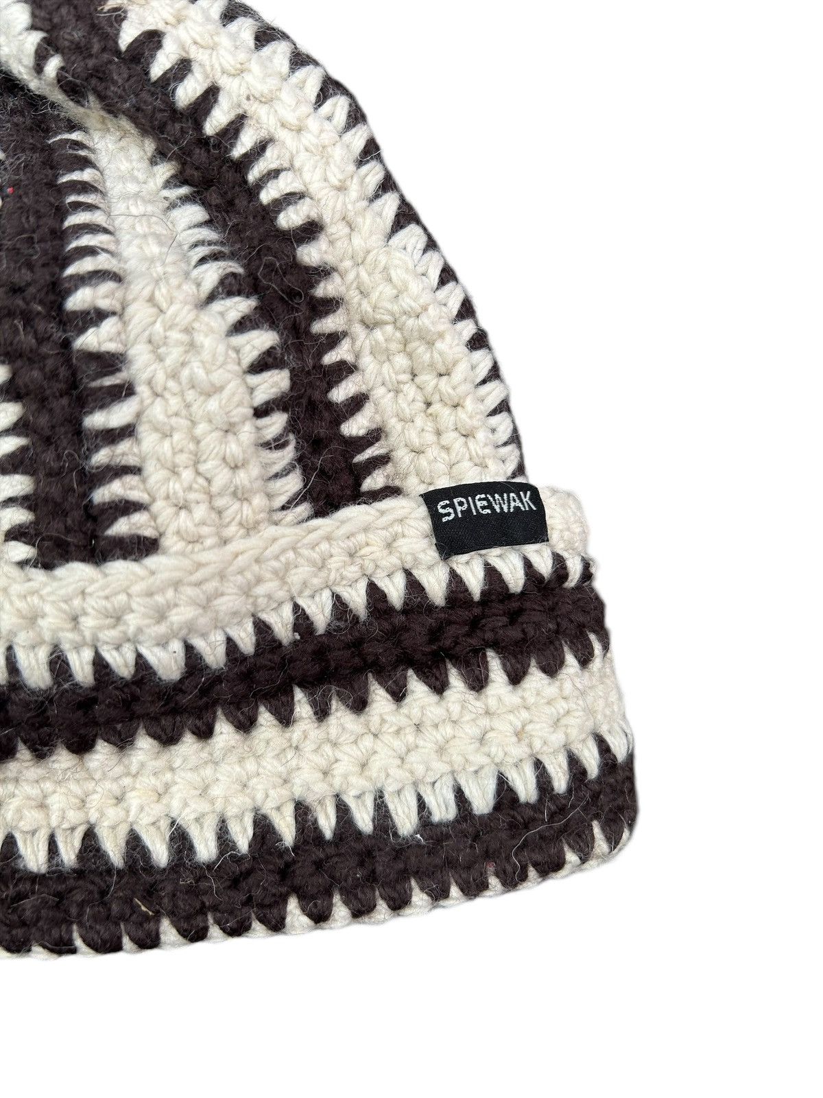 Japanese Brand × Kapital × Vintage Crochet Knitted SPIEWAK Beanie Hats ☠️☠️ Size ONE SIZE - 2 Thumbnail