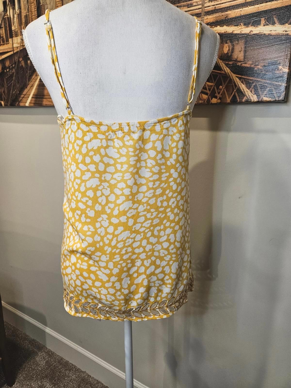 Designer Buckle's Brand Gimmicks Leopard Print Tank with Eyelets #550 Size S / US 4 / IT 40 - 4 Thumbnail