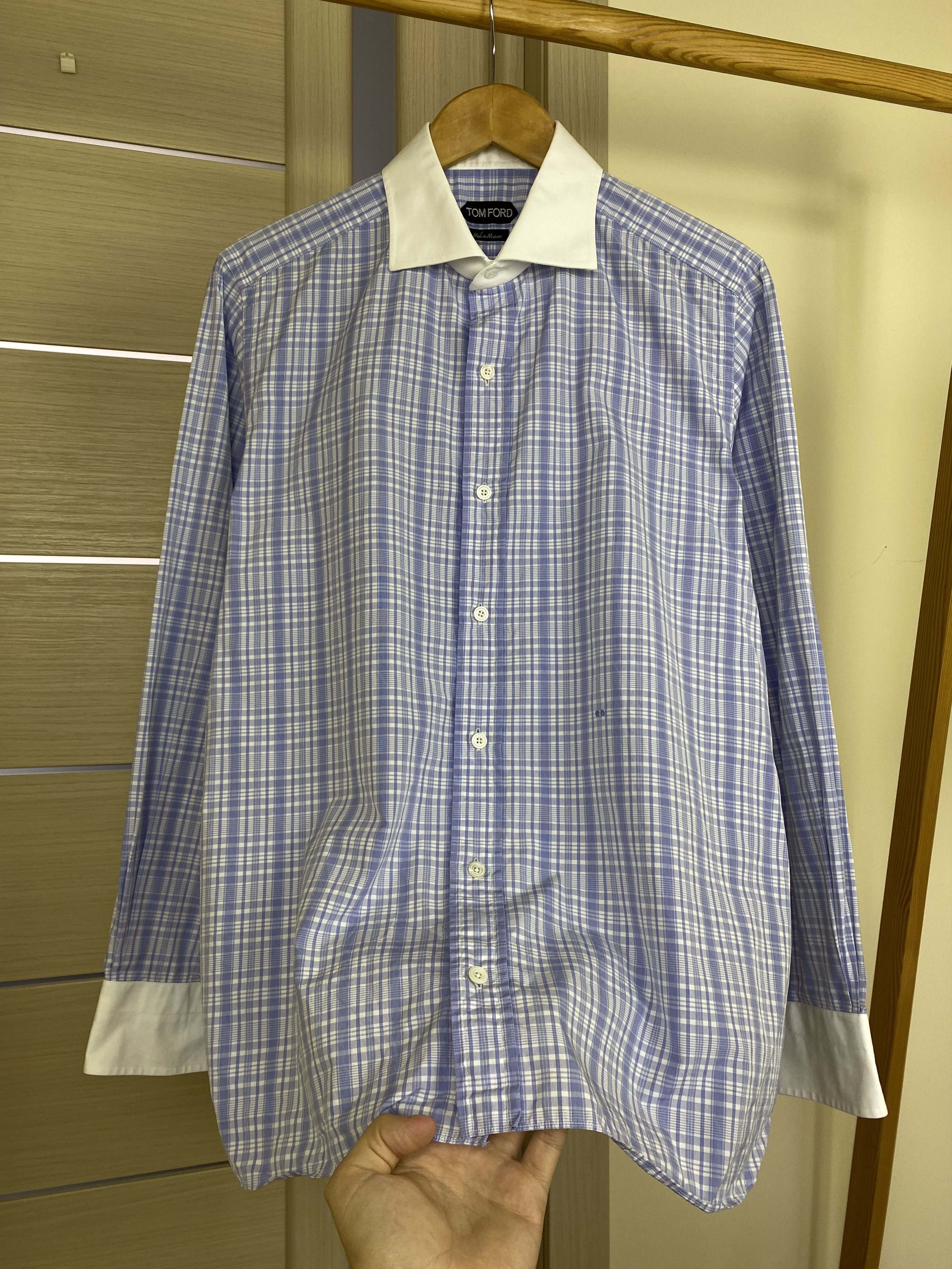 Tom Ford Rare Tom Ford checkered classic camicia shirt size M-L Size US M / EU 48-50 / 2 - 5 Thumbnail