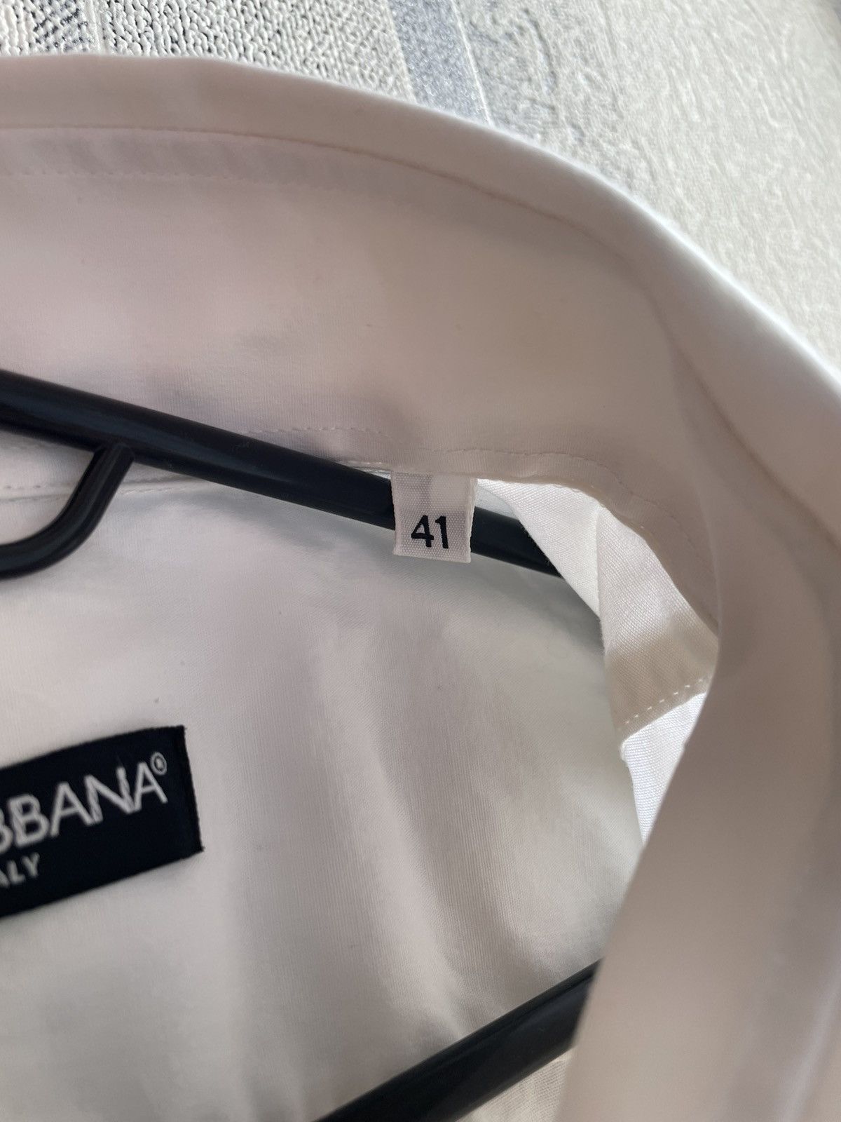 Dolce & Gabbana Dolce&Gabbana Mens White long sleeve shirt size 41 Size 40R - 11 Thumbnail