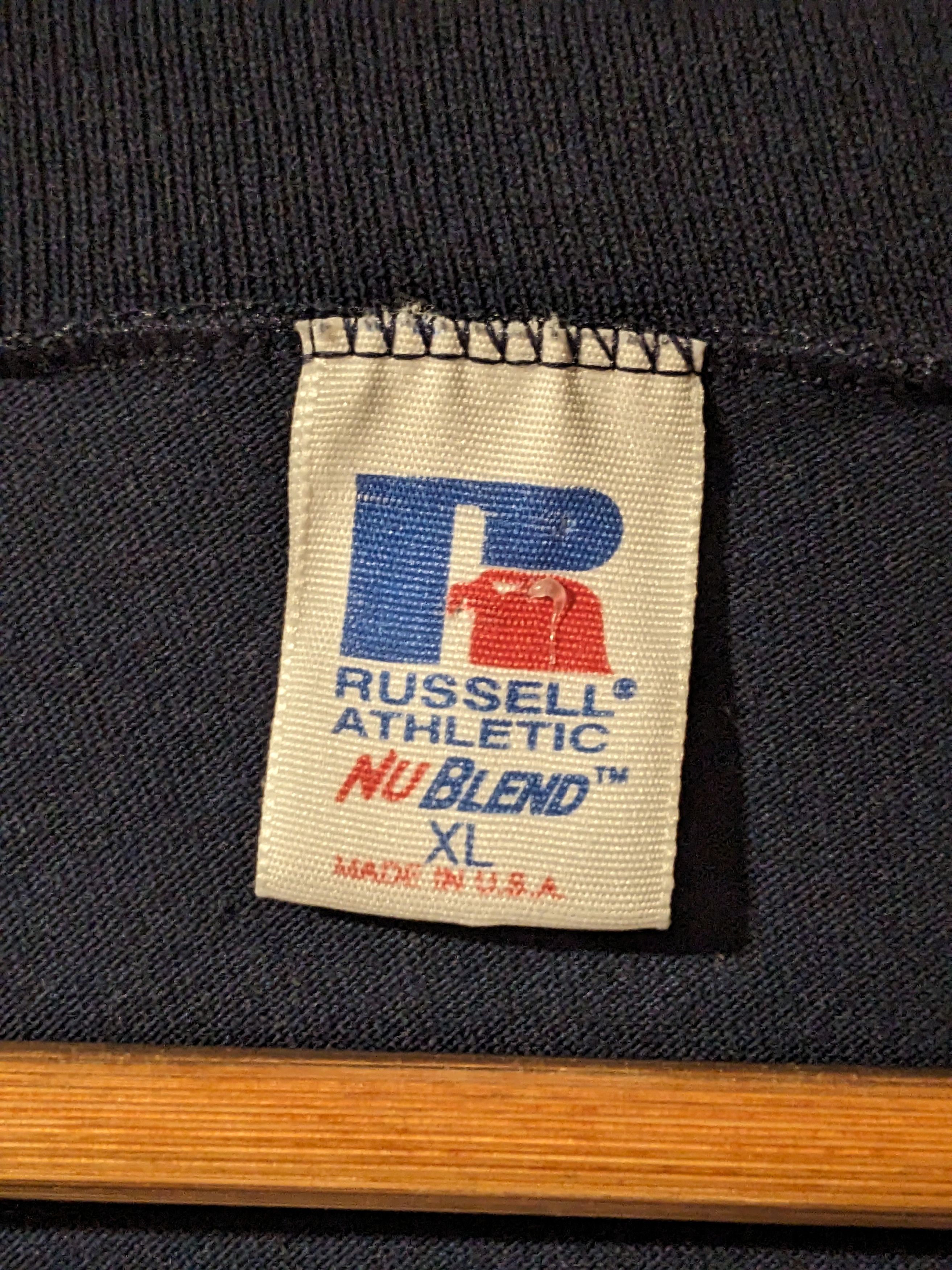 MLB × New York Yankees × Vintage Vintage 2000 New York Yankees MLB Baseball Russell T-Shirt Size US XL / EU 56 / 4 - 4 Thumbnail