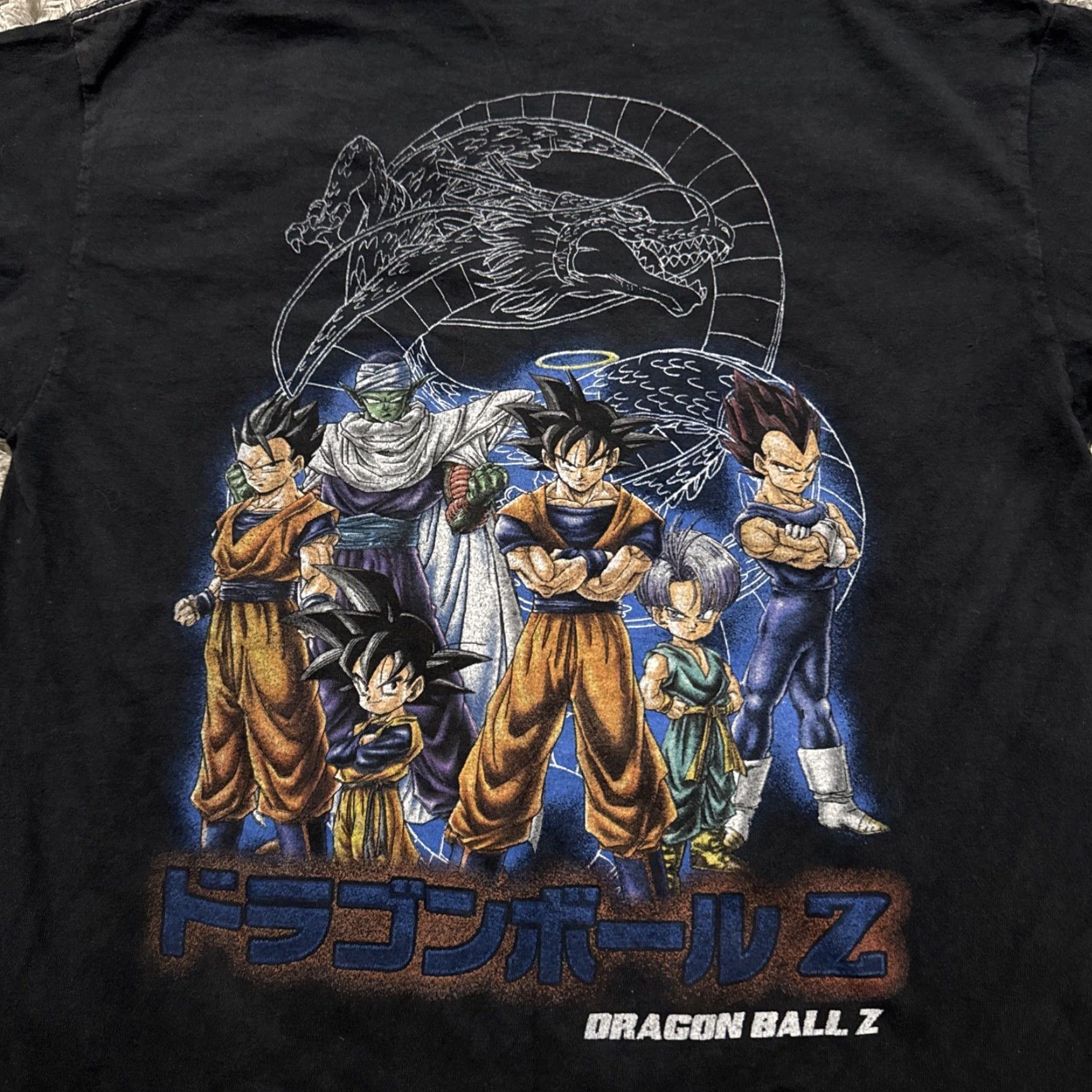 Vintage VINTAGE Dragon Ball Z T-Shirt Double-Sided Retro Size S Mens Black Goku Vegeta Toei Size US S / EU 44-46 / 1 - 2 Thumbnail