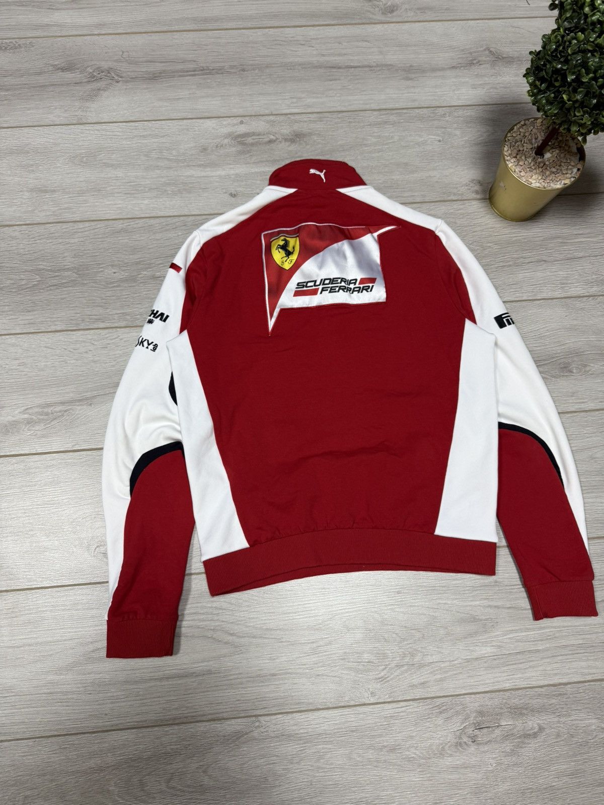 Puma Puma Santander scuderia Ferrari 1/4 zip big logo Size US M / EU 48-50 / 2 - 8 Thumbnail