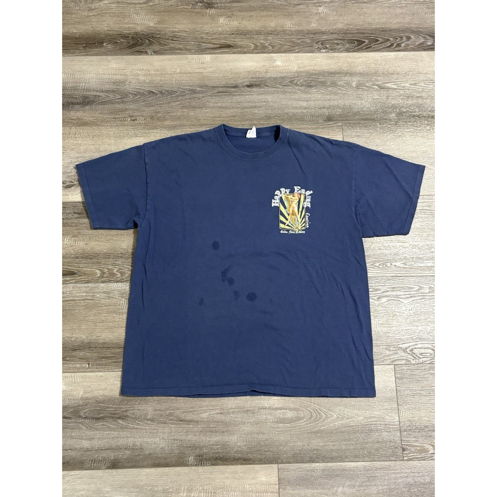 Other Happy Ending Cantina Blue Shirt Y2K Skater - Men’s XXL 2XL Size US XXL / EU 58 / 5 - 3 Thumbnail
